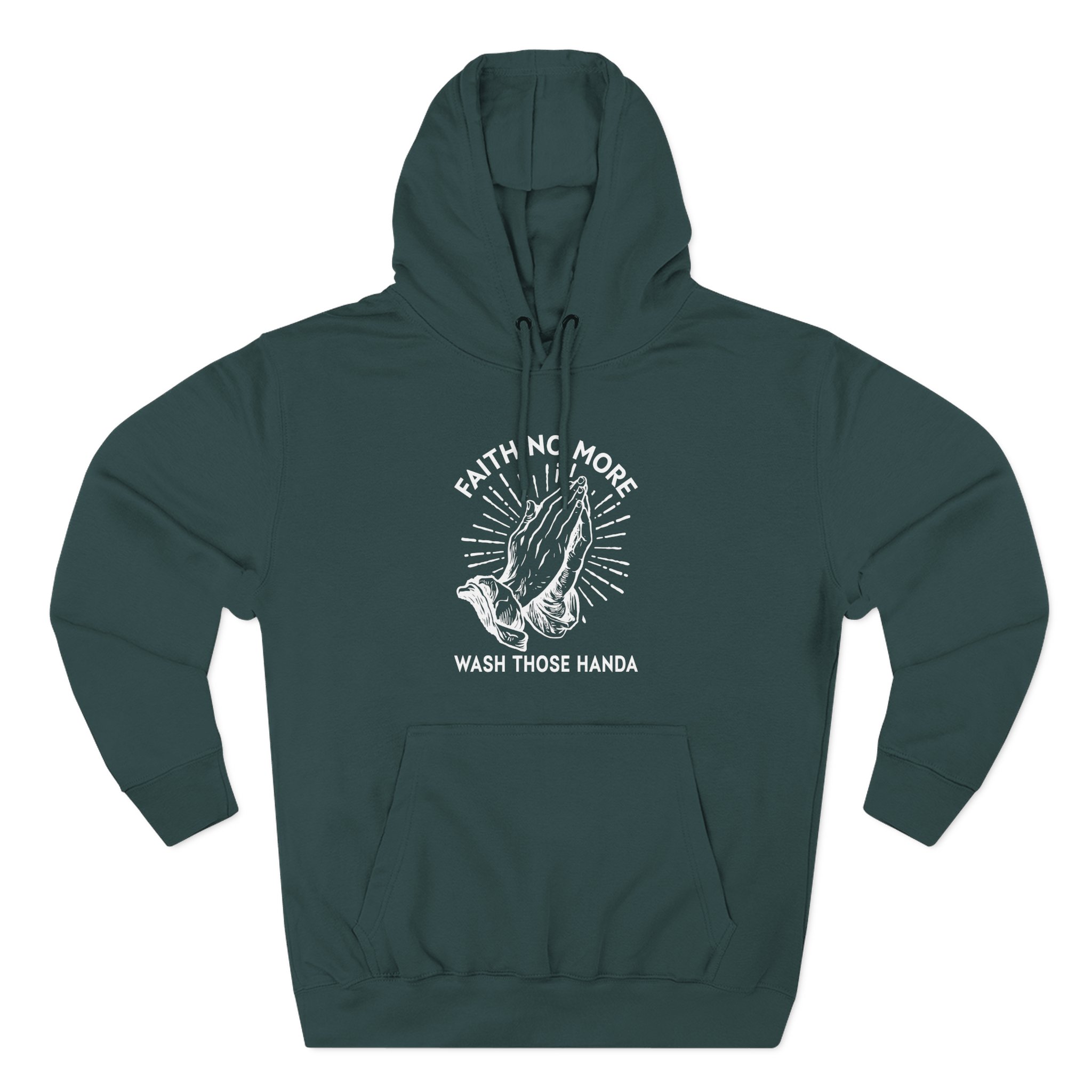 Faith No More Wash Your Hands Three-Panel Fleece Hoodie