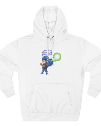 Dashie Bummm Three-Panel Fleece Hoodie