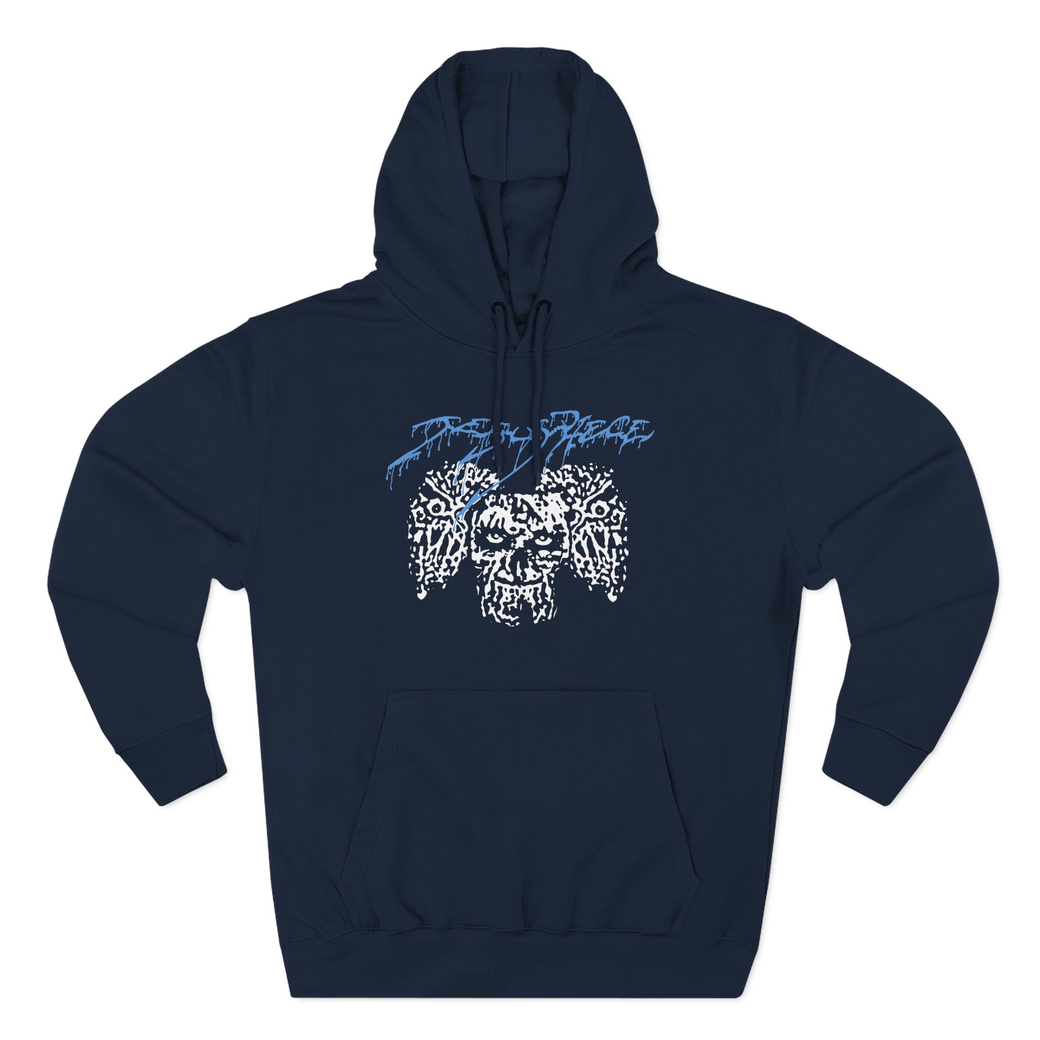 Jesus Piece Three Skulls Three-Panel Fleece Hoodie
