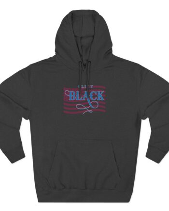 Clint Black Ladies Patriotic Bling Three-Panel Fleece Hoodie