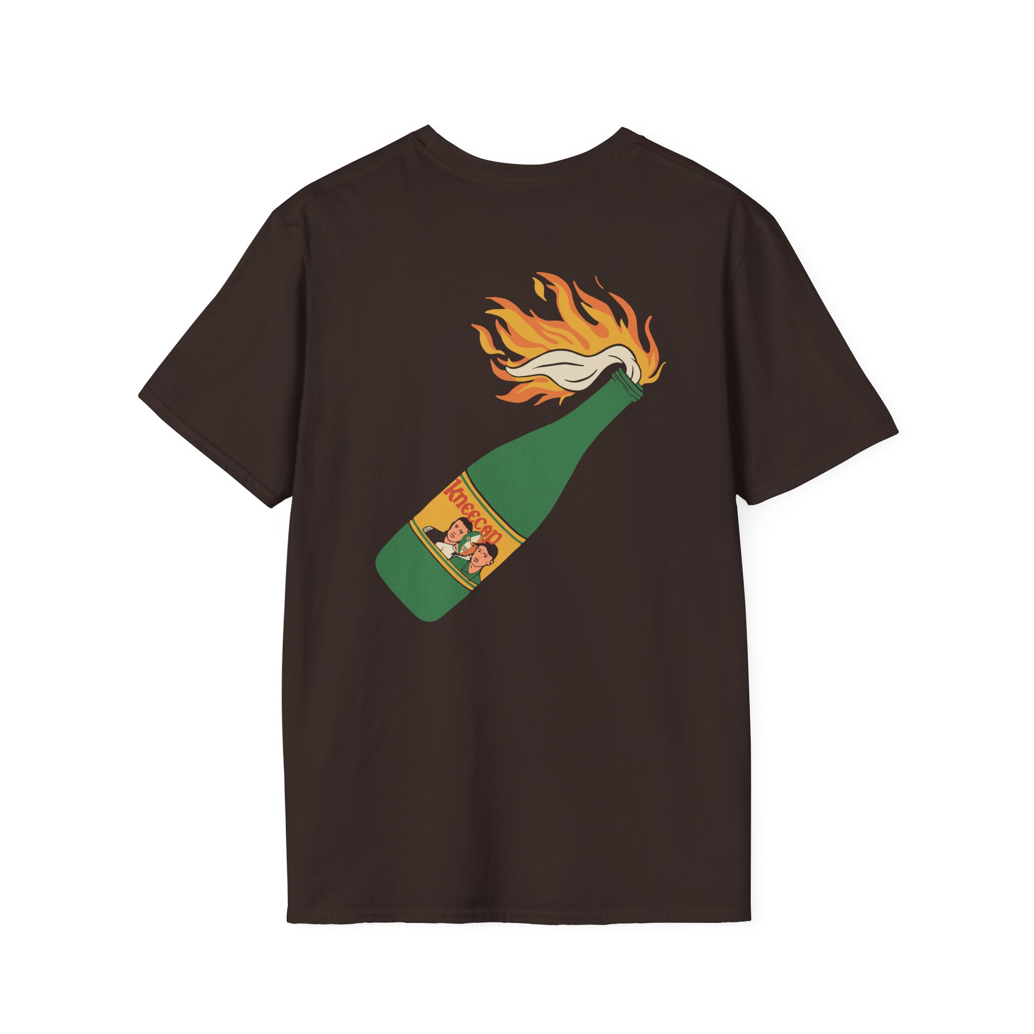 Flaming Buckfast Unisex Softstyle T-Shirt