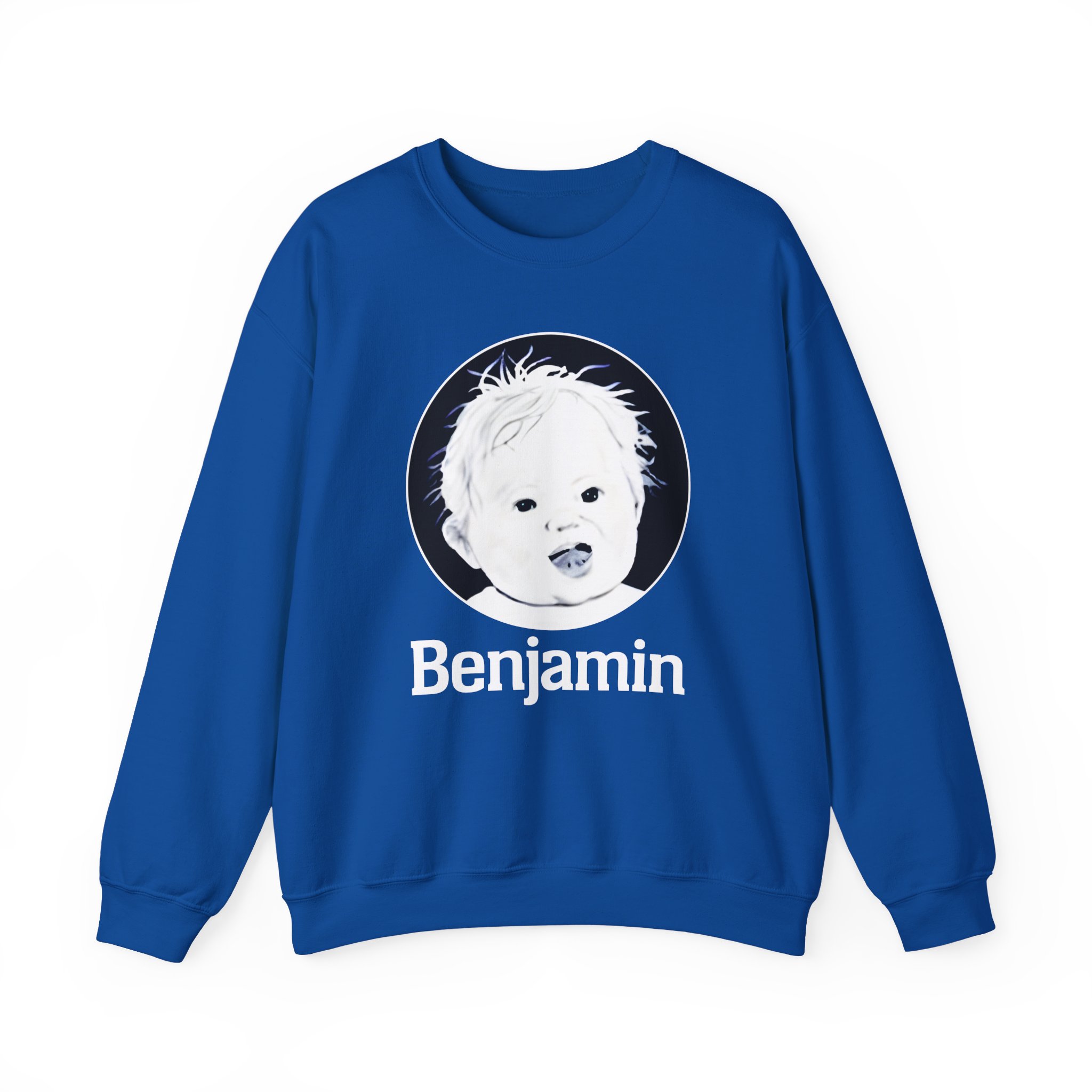 Garrett Watts Baby Benjamin Unisex Heavy Blendâ„¢ Crewneck Sweatshirt