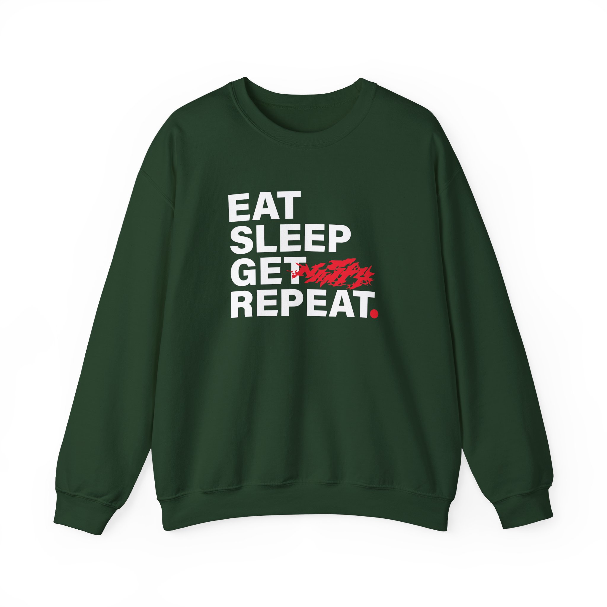 Nasty Eat Sleep Get Repeat Unisex Heavy Blendâ„¢ Crewneck Sweatshirt