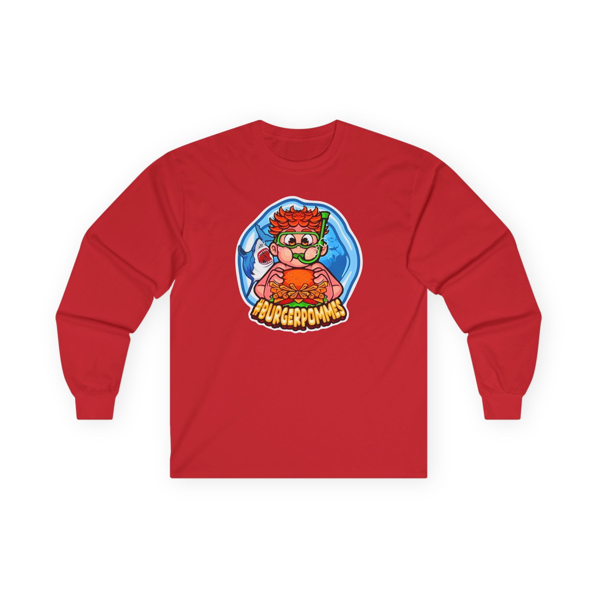 Burger Pommes Unisex Ultra Cotton Long Sleeve Tee