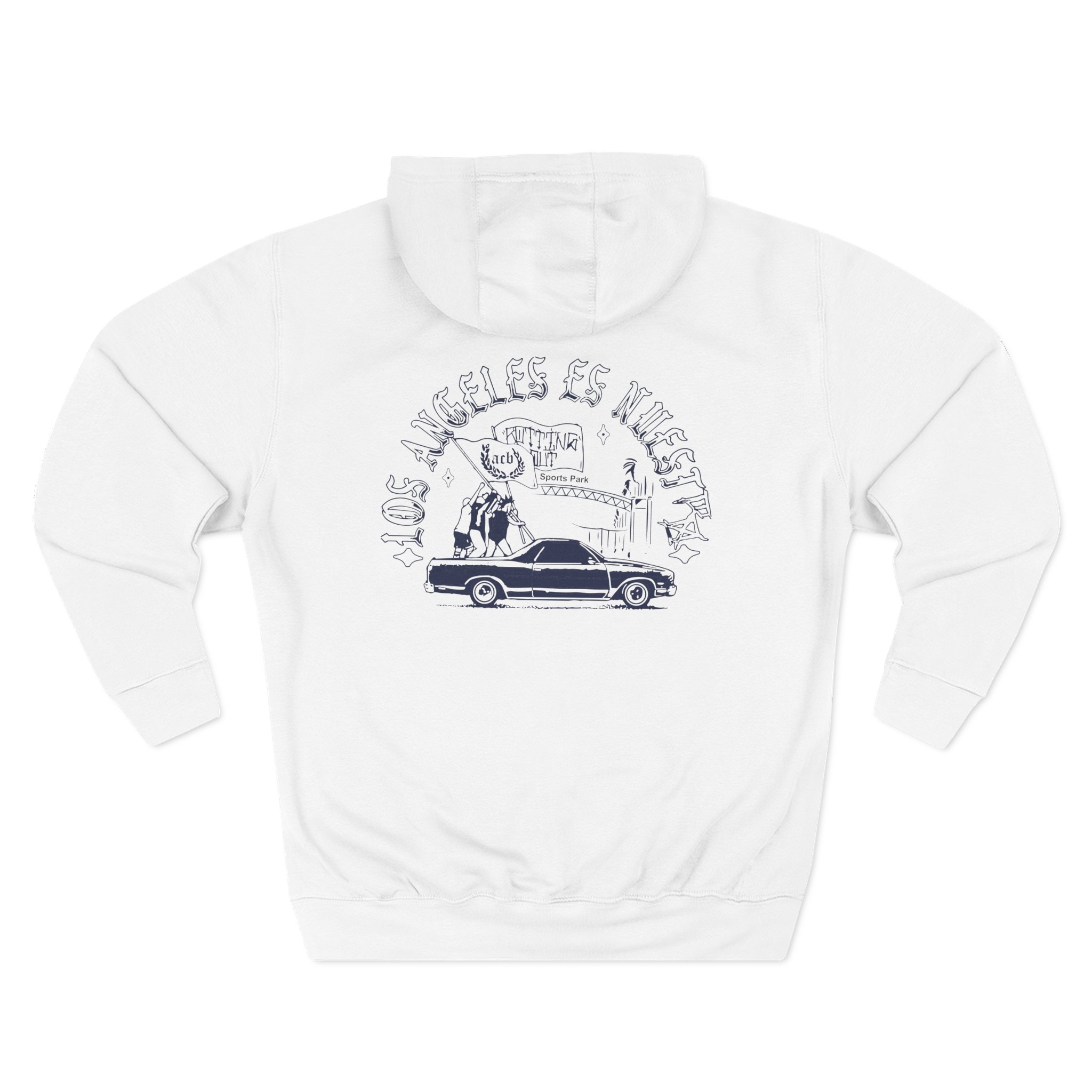 Rotting Out Three-Panel Fleece Hoodie