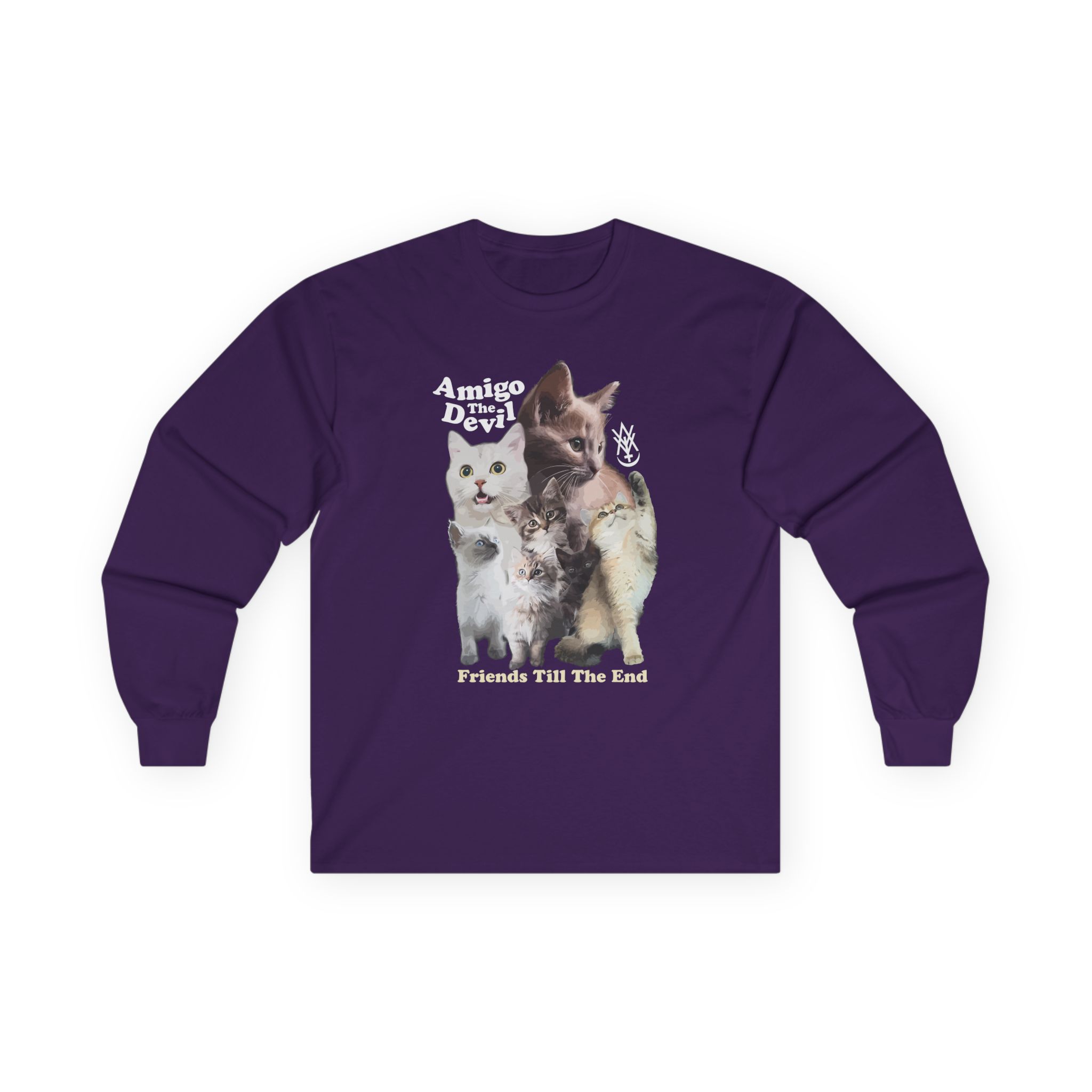 Amigo the Devil Too Many Puppies Unisex Ultra Cotton Long Sleeve Tee