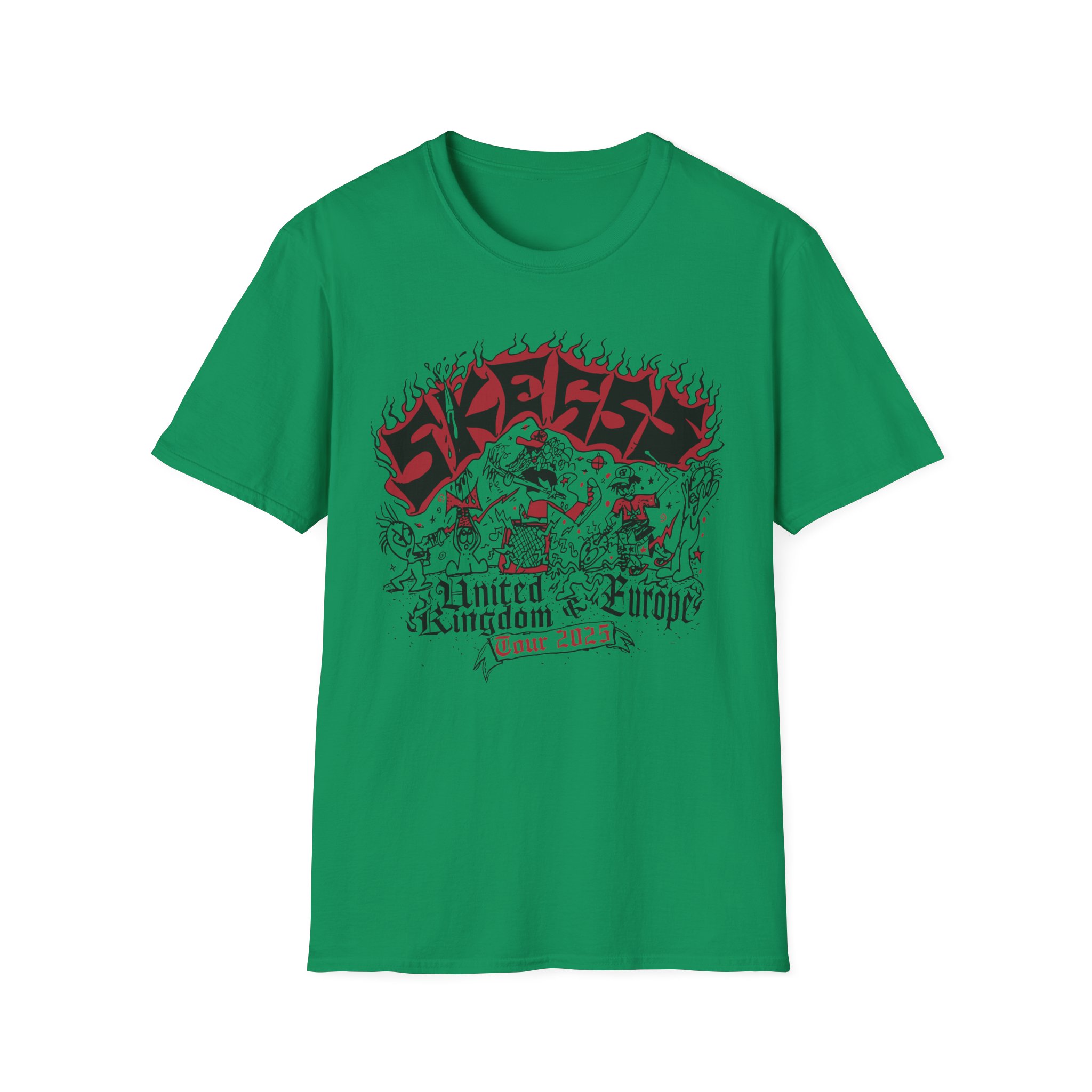 Skegss Uk Eu Tour 2025 Unisex Softstyle T-Shirt