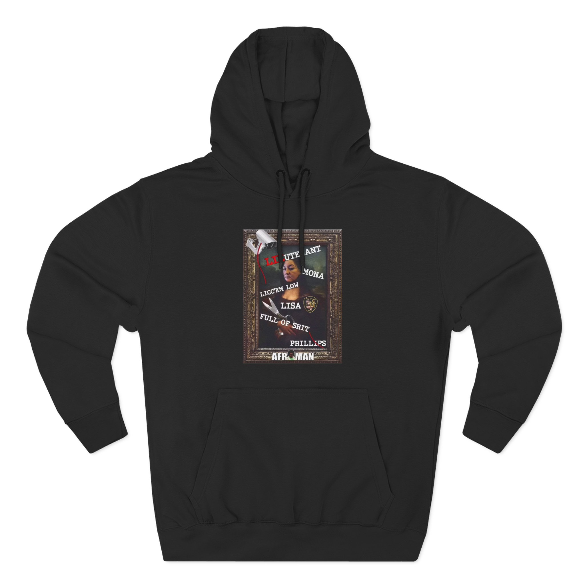 Afroman Lt Licc’em Low Lisa Full of Shit Phillips Three-Panel Fleece Hoodie