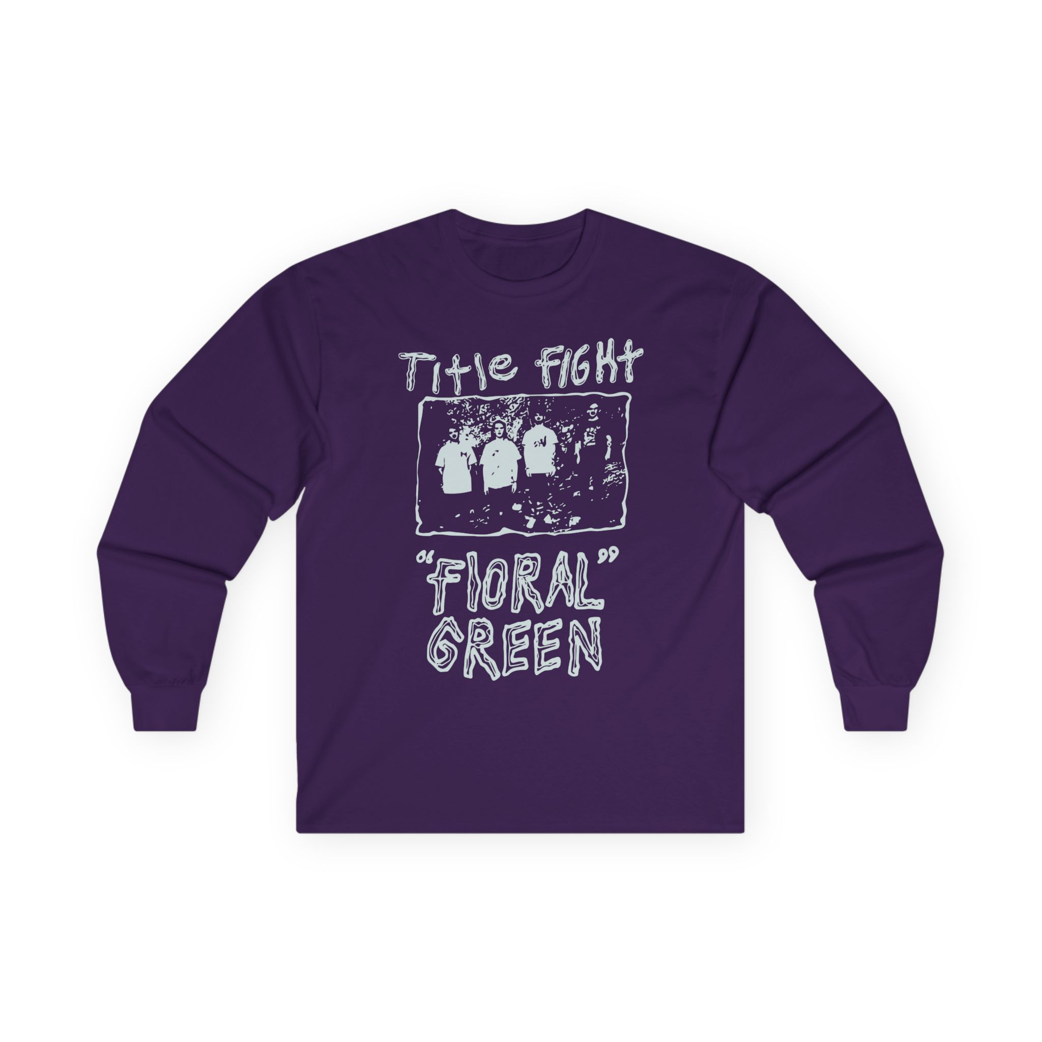 Title Fight Floral Green Unisex Ultra Cotton Long Sleeve Tee