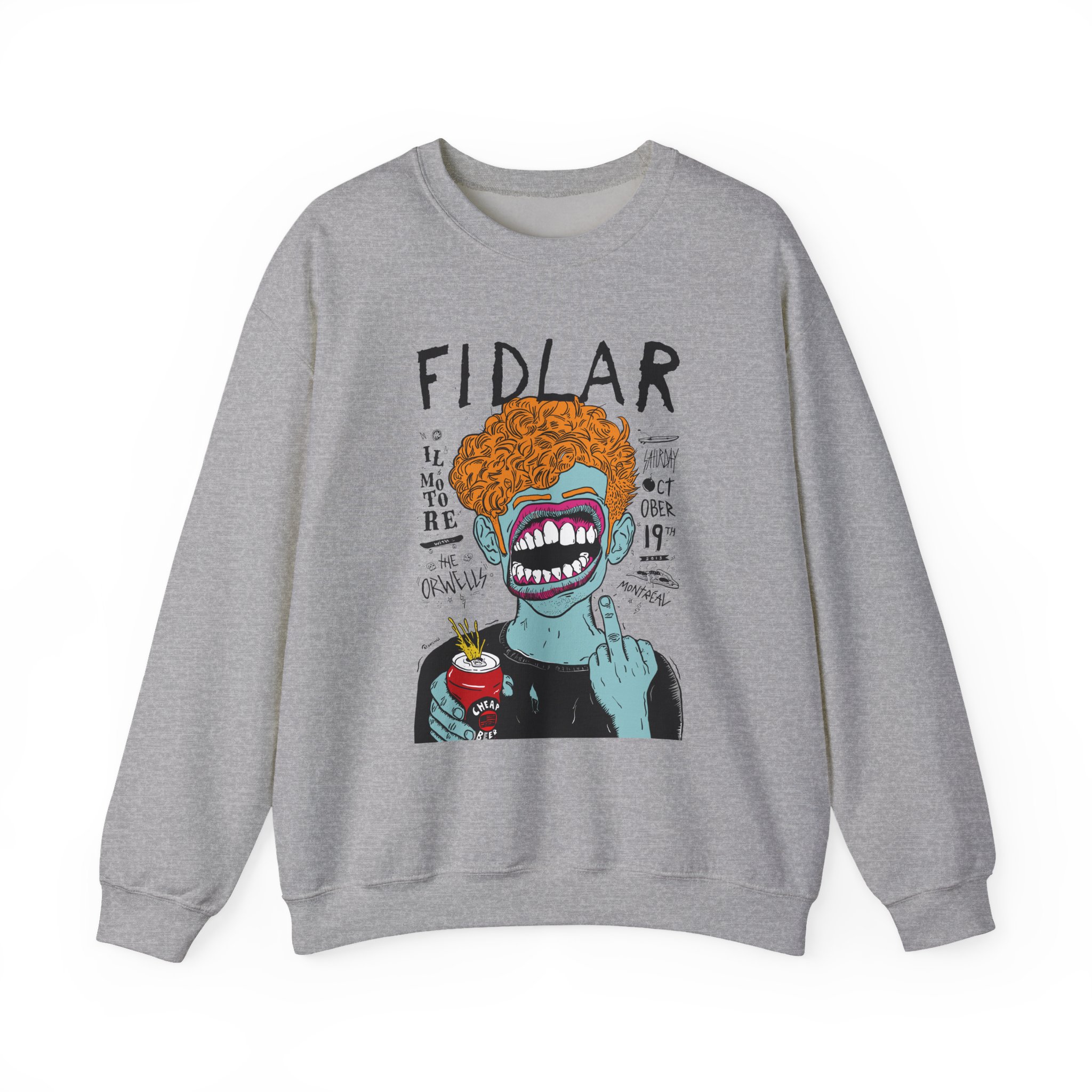 Fidlar Band Rock the Orwells Unisex Heavy Blendâ„¢ Crewneck Sweatshirt
