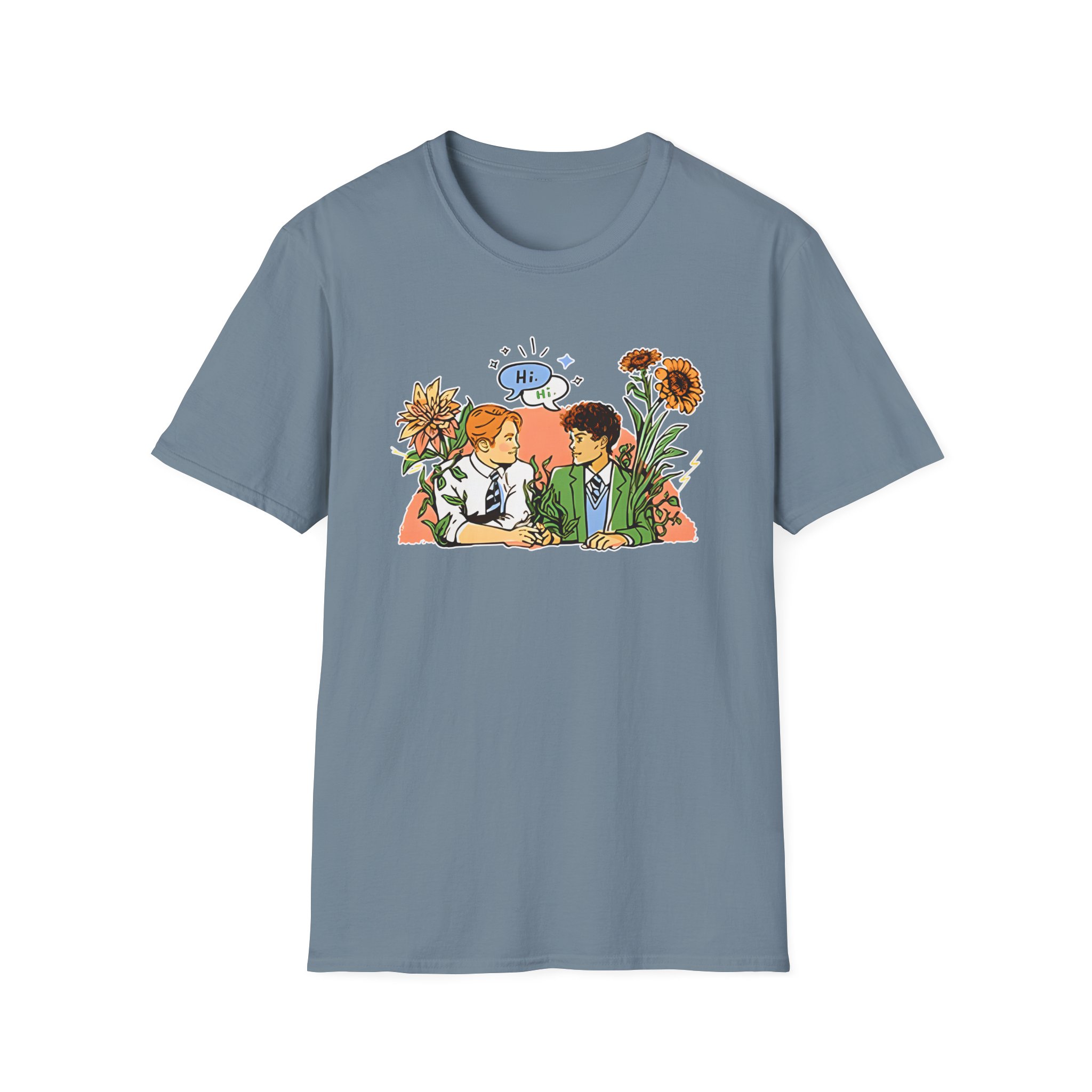 Heartstopper Nick & Charlie Unisex Softstyle T-Shirt