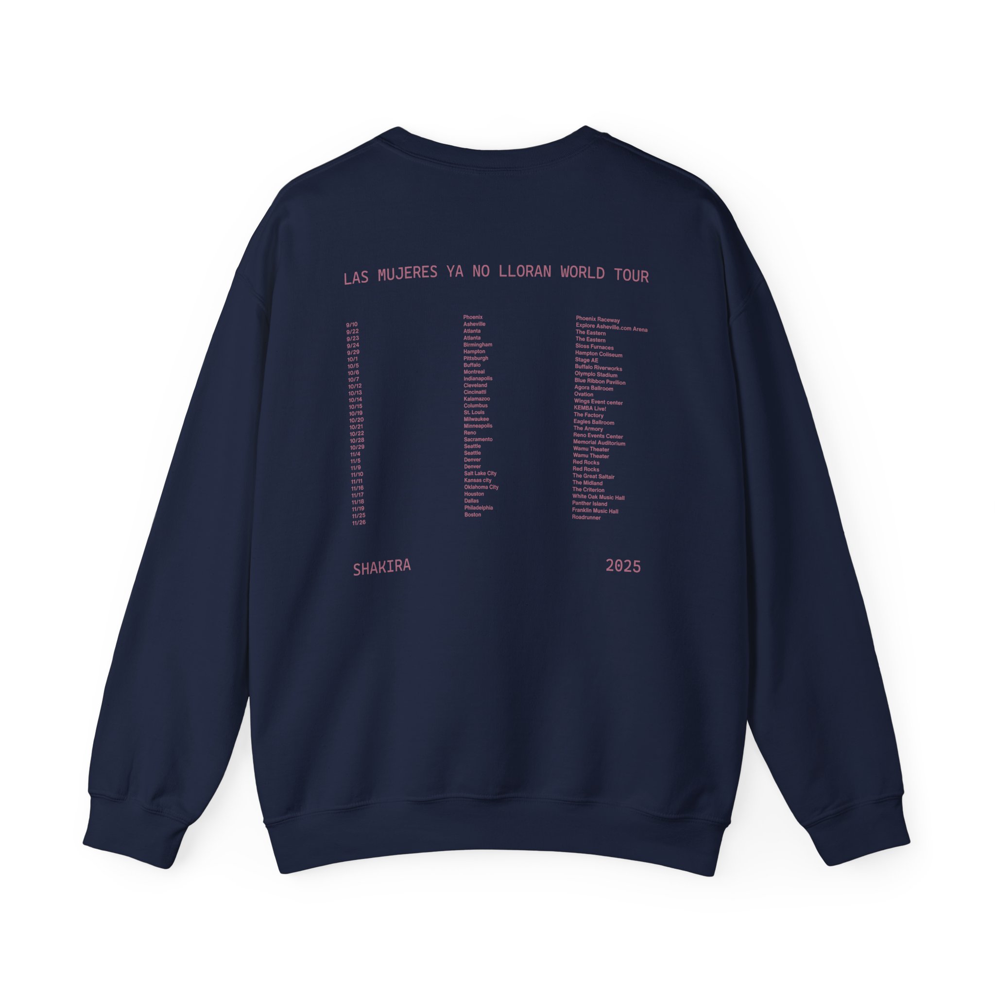 Shakira LMYNL World Tour Unisex Heavy Blendâ„¢ Crewneck Sweatshirt