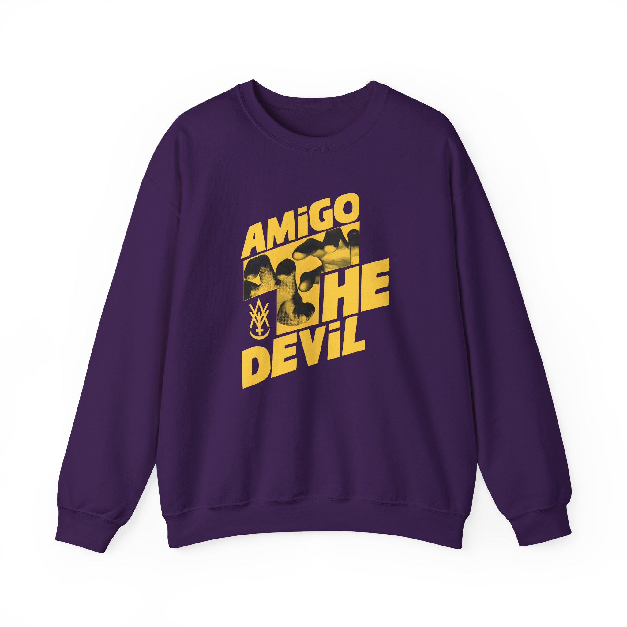 Heres Amigo the Devil Unisex Heavy Blendâ„¢ Crewneck Sweatshirt