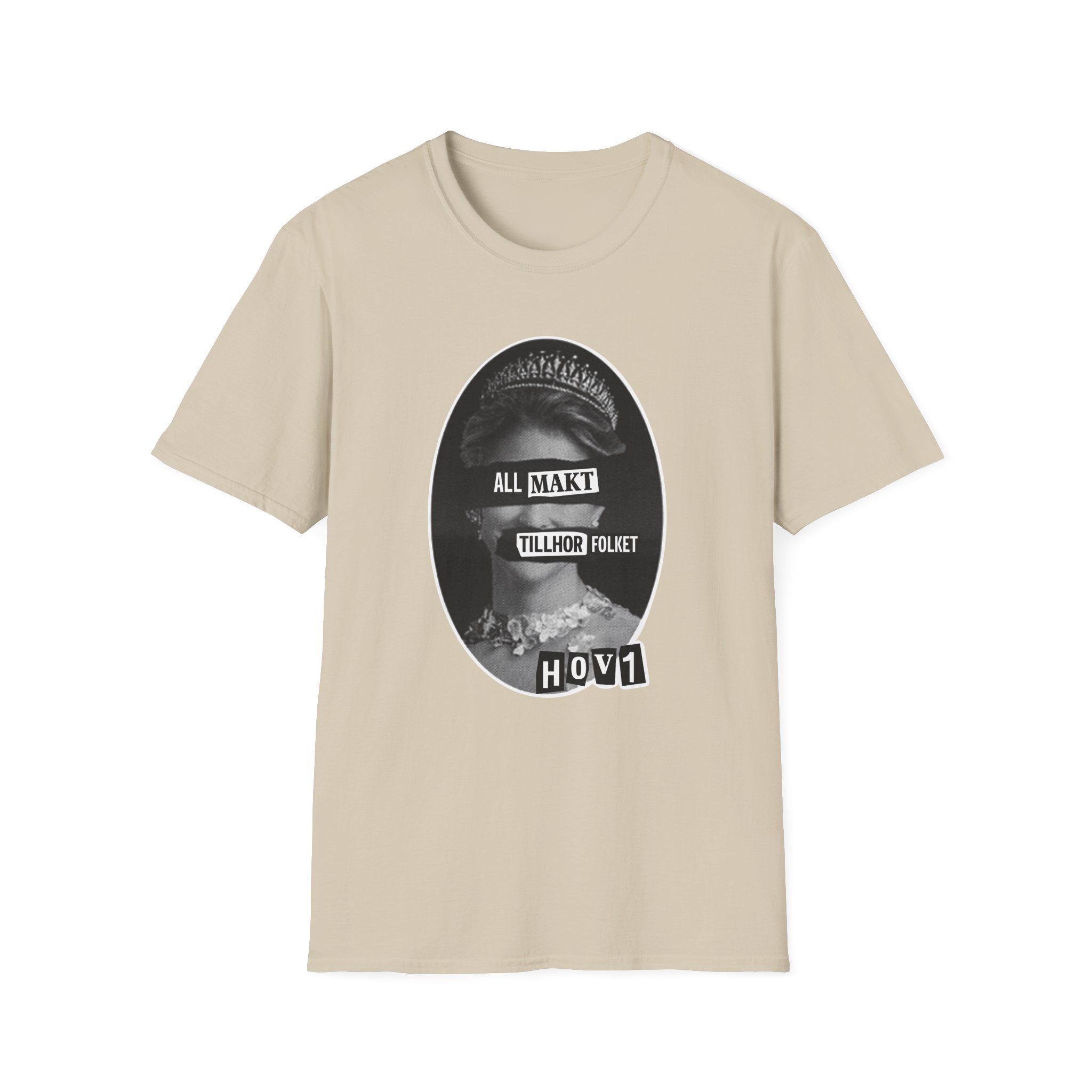 Hov1 All Makt Tillh’r Folket Unisex Softstyle T-Shirt