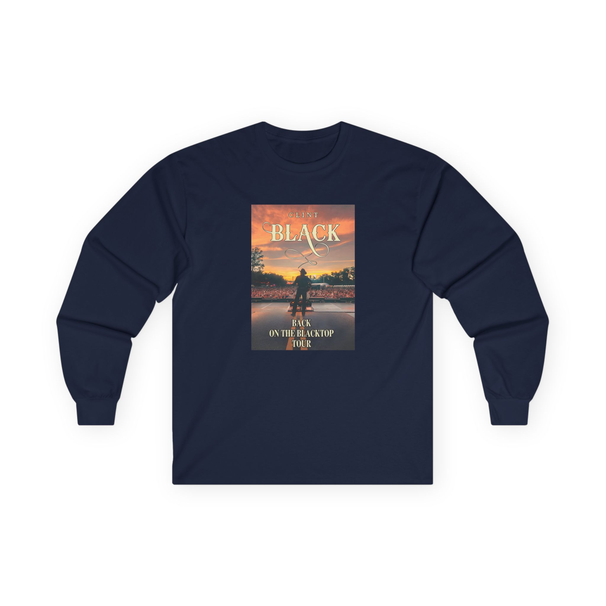 Clint Black Blacktop Unisex Ultra Cotton Long Sleeve Tee