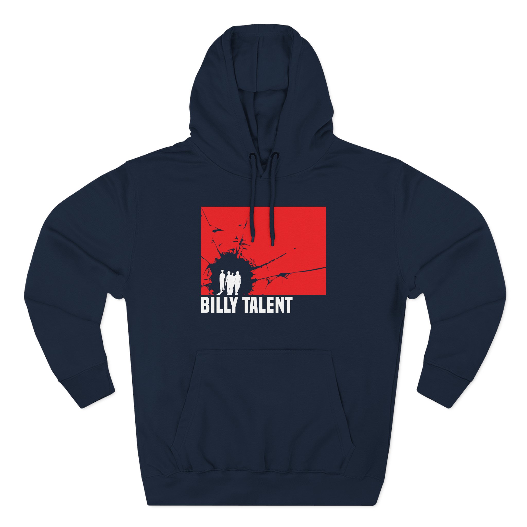Billy Talent Red Square Three-Panel Fleece Hoodie