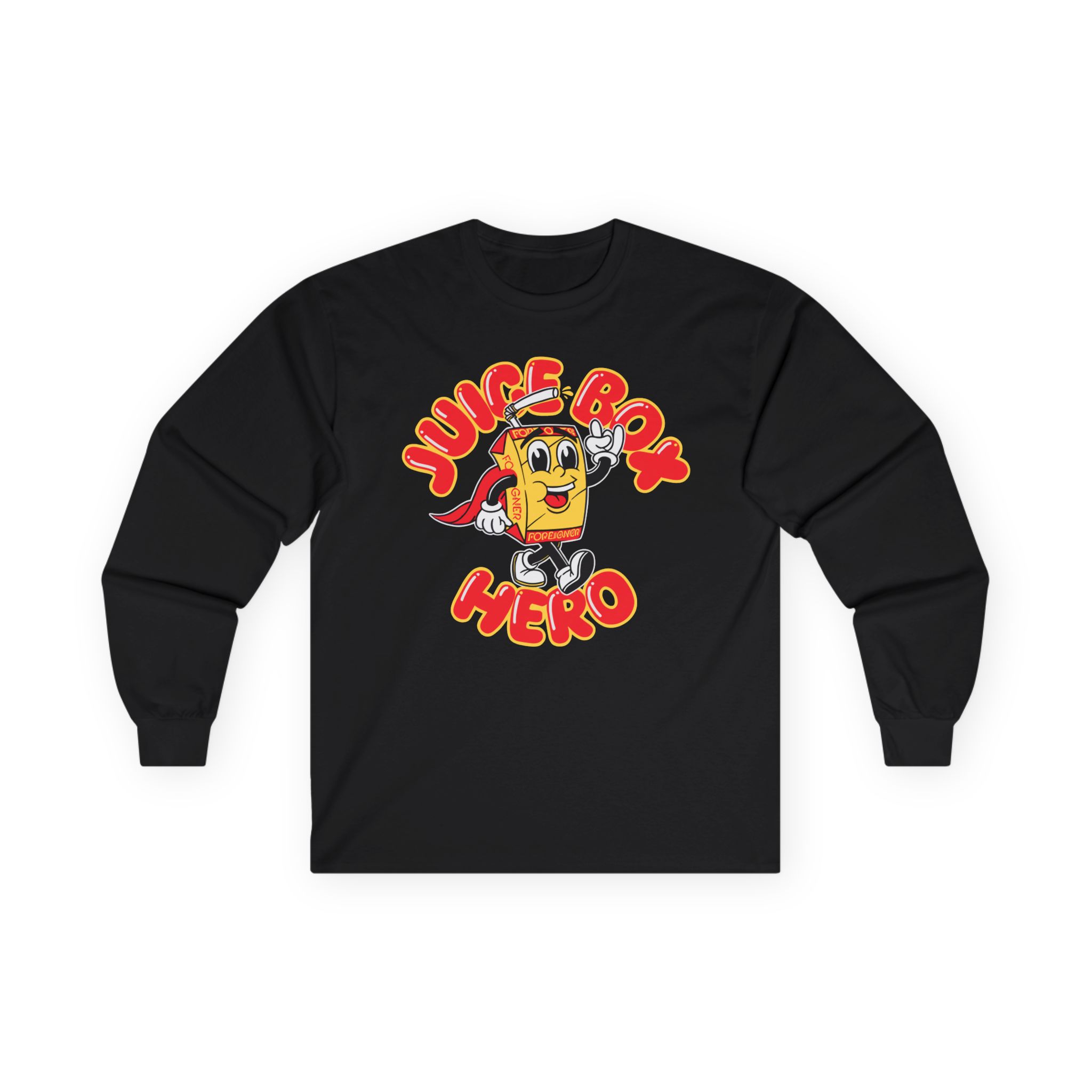 Foreigner Juicebox Hero Unisex Ultra Cotton Long Sleeve Tee
