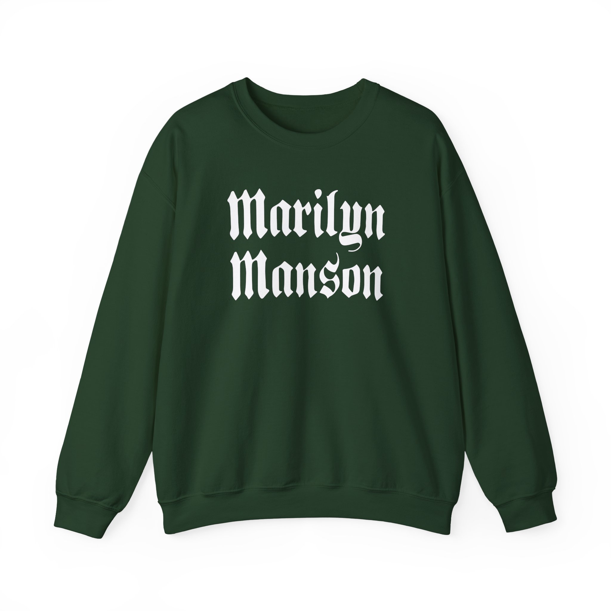 Marilyn Manson Goth Logo Unisex Heavy Blendâ„¢ Crewneck Sweatshirt