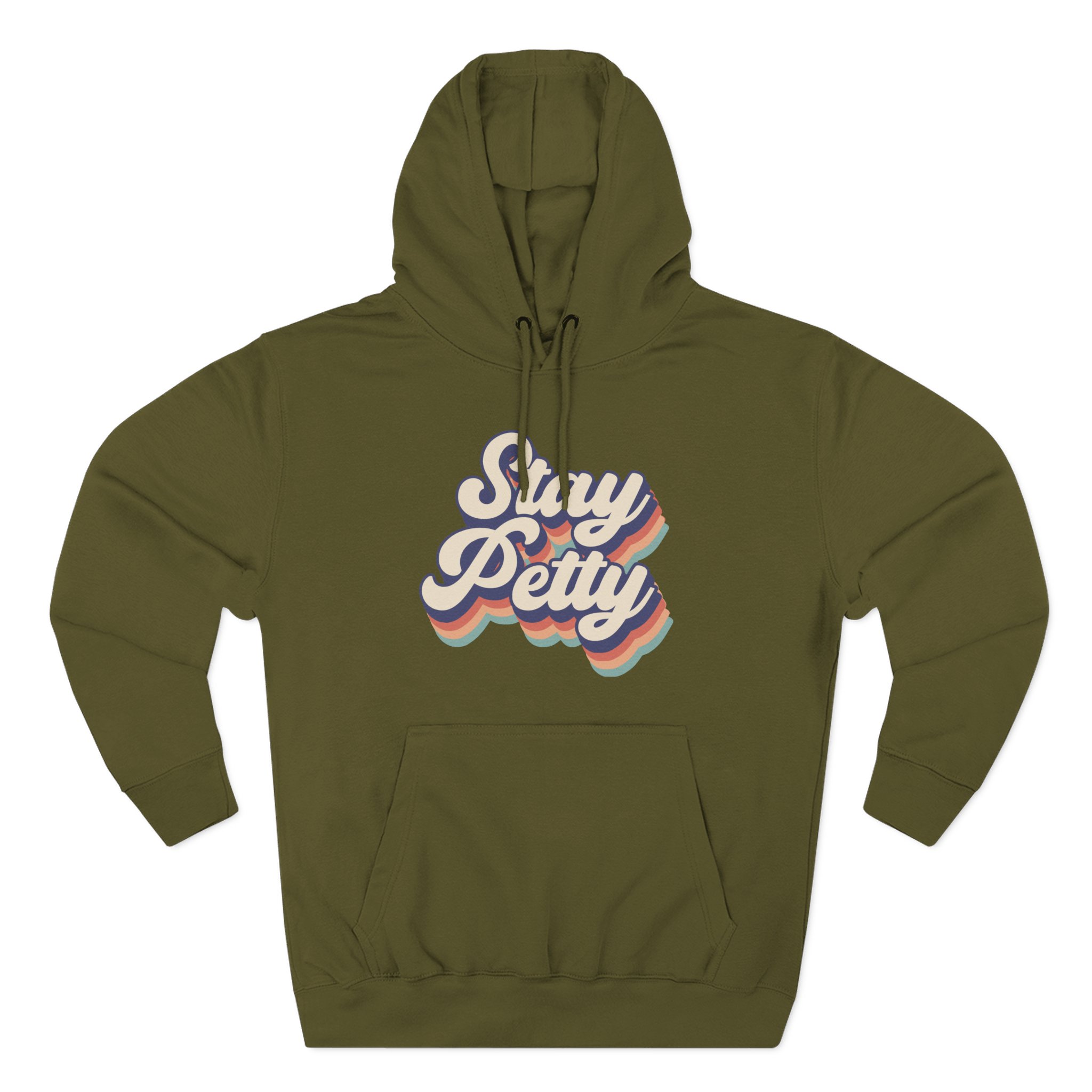 Charlotte Dobre Stay Petty Three-Panel Fleece Hoodie