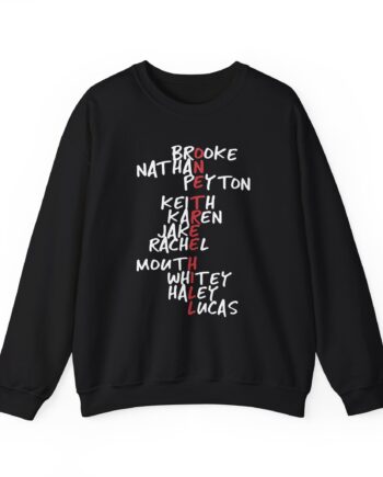 One Tree Hill Character Names Unisex Heavy Blend Crewneck Sweatshirt