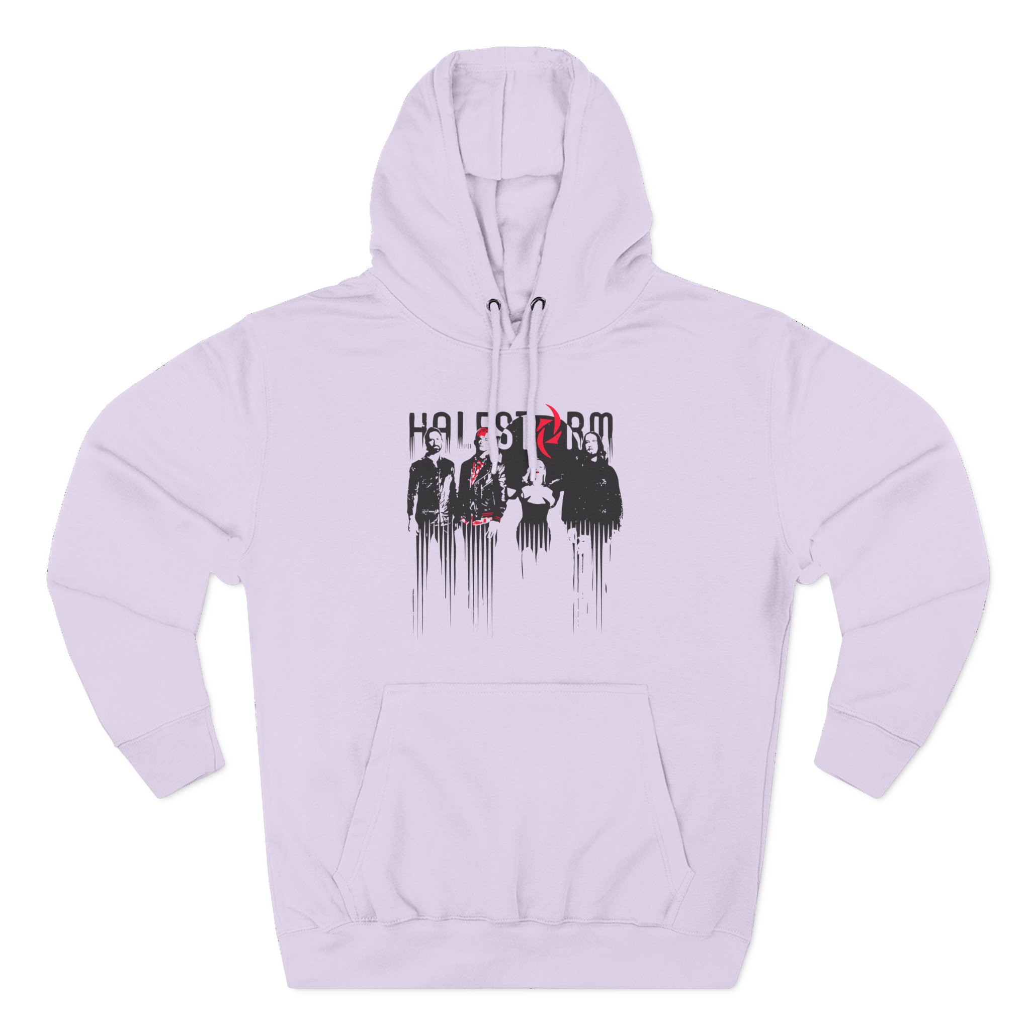 Halestorm X I Prevail Can U See Me in the Dark Three-Panel Fleece Hoodie