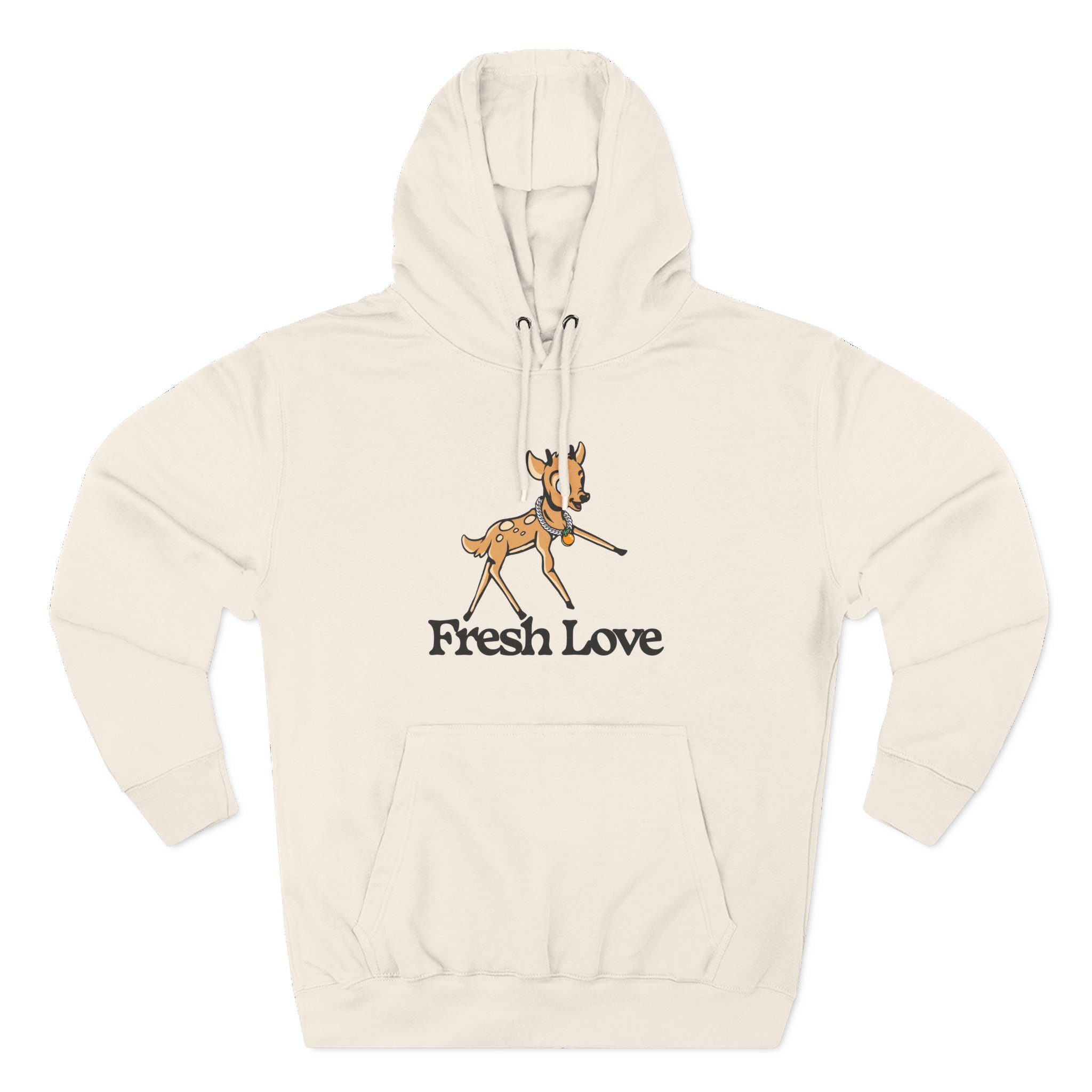 Fresh Love Bambi Three-Panel Fleece Hoodie
