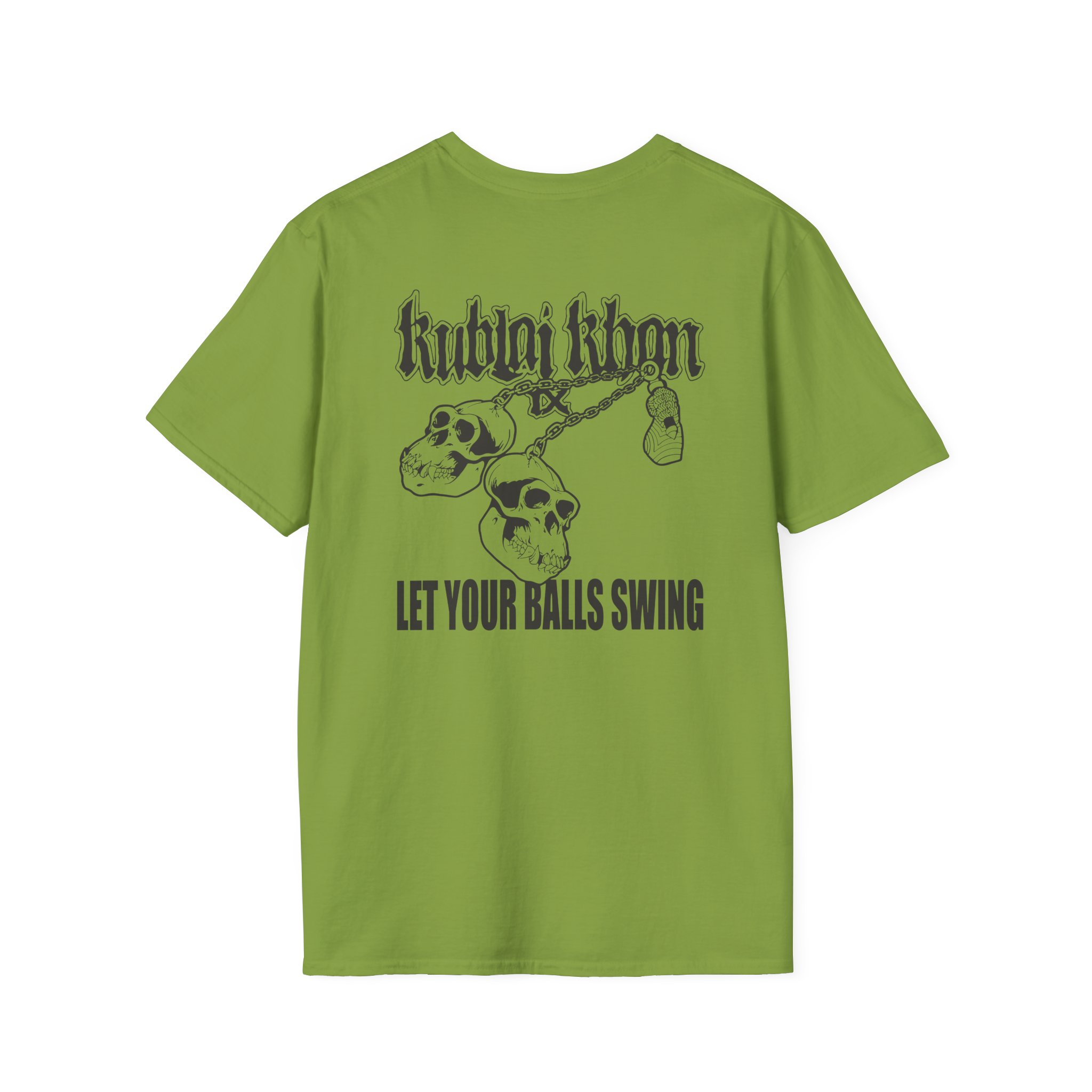 Kublai Khan - Let Your Balls Swing Unisex Softstyle T-Shirt
