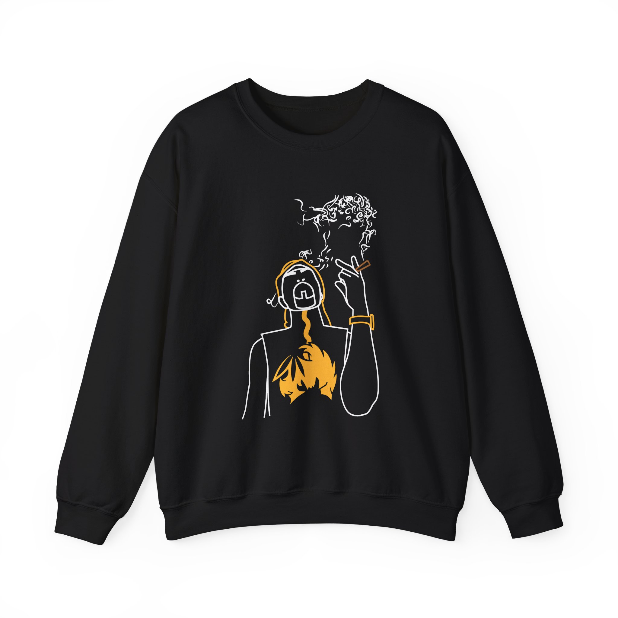 Method Man Iron Lung Line Art Unisex Heavy Blendâ„¢ Crewneck Sweatshirt