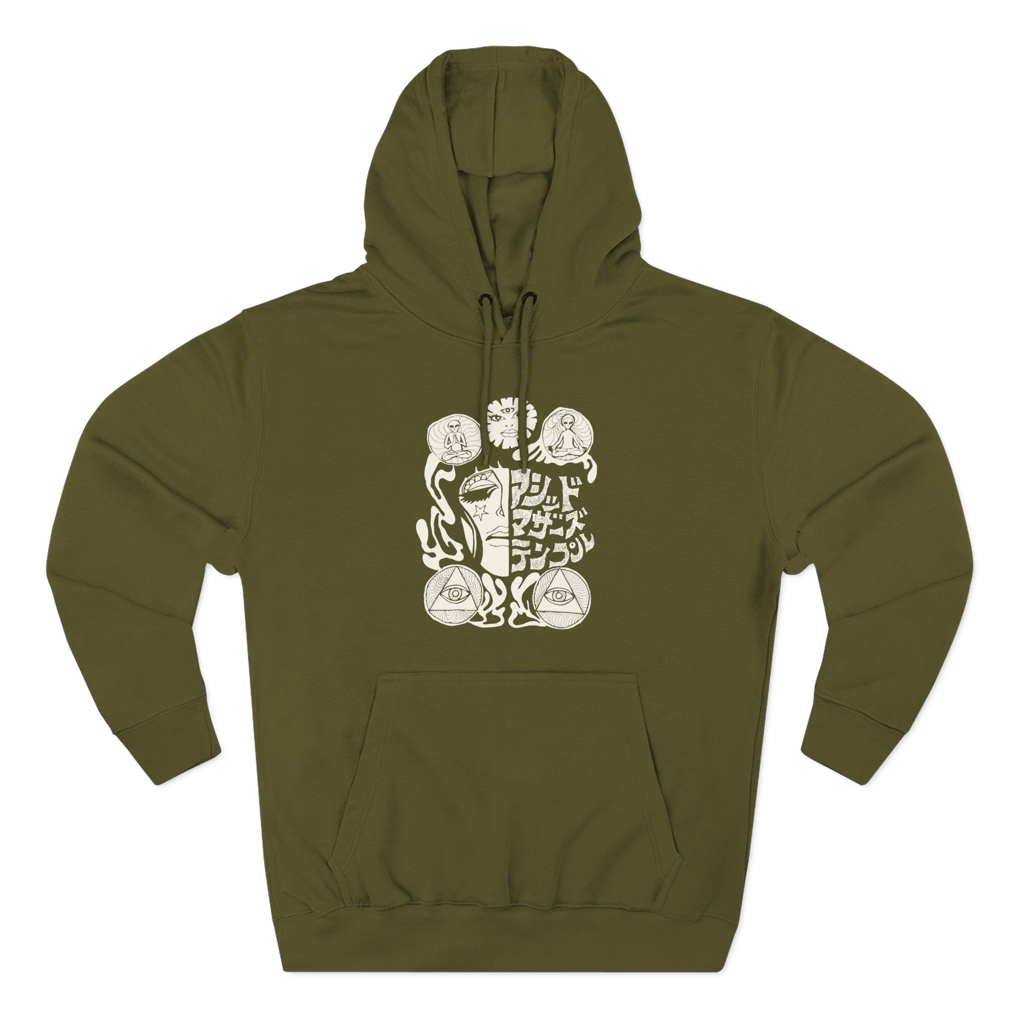 Acid Mothers Temple Three-Panel Fleece Hoodie