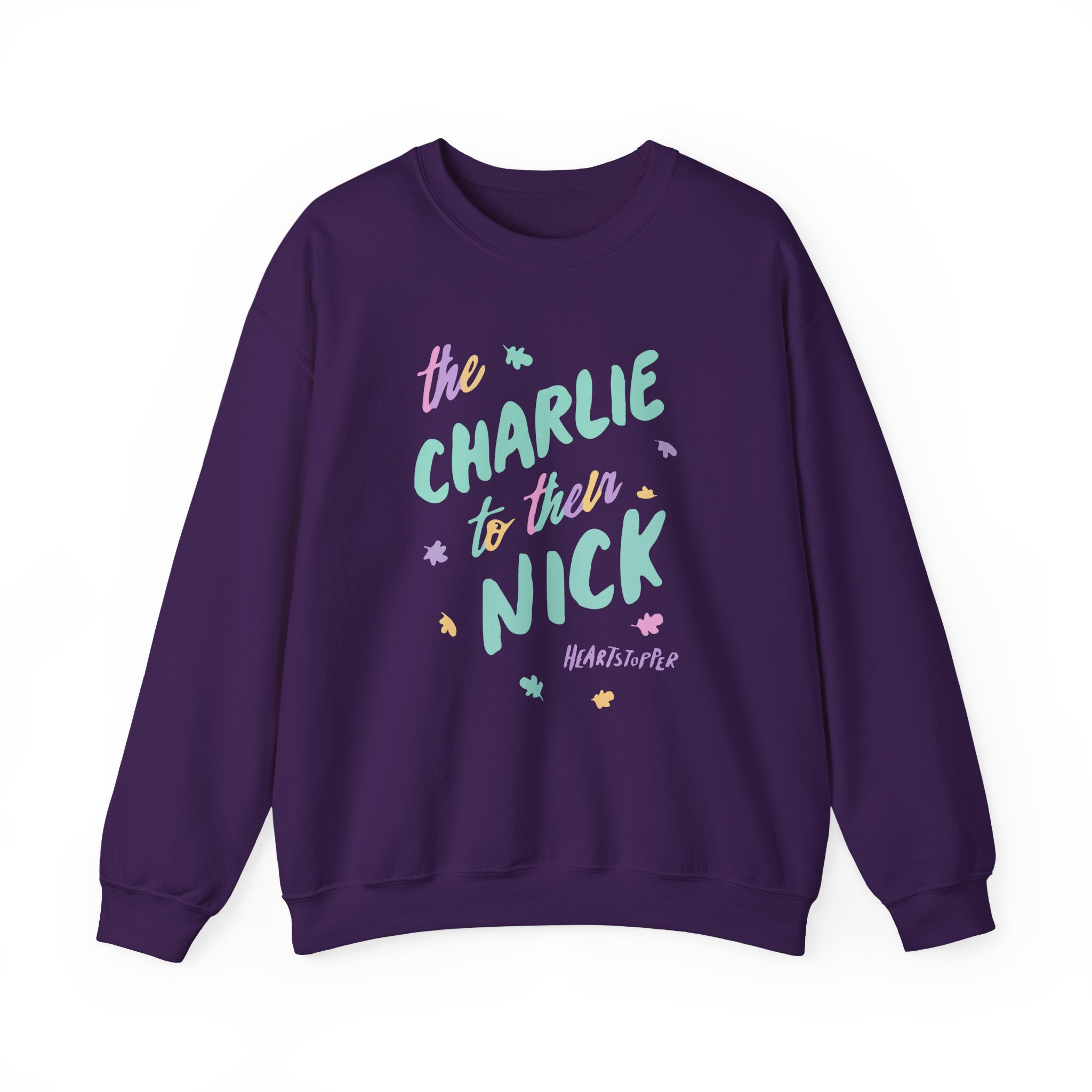Heartstopper Charlie to Nick Pride Unisex Heavy Blendâ„¢ Crewneck Sweatshirt