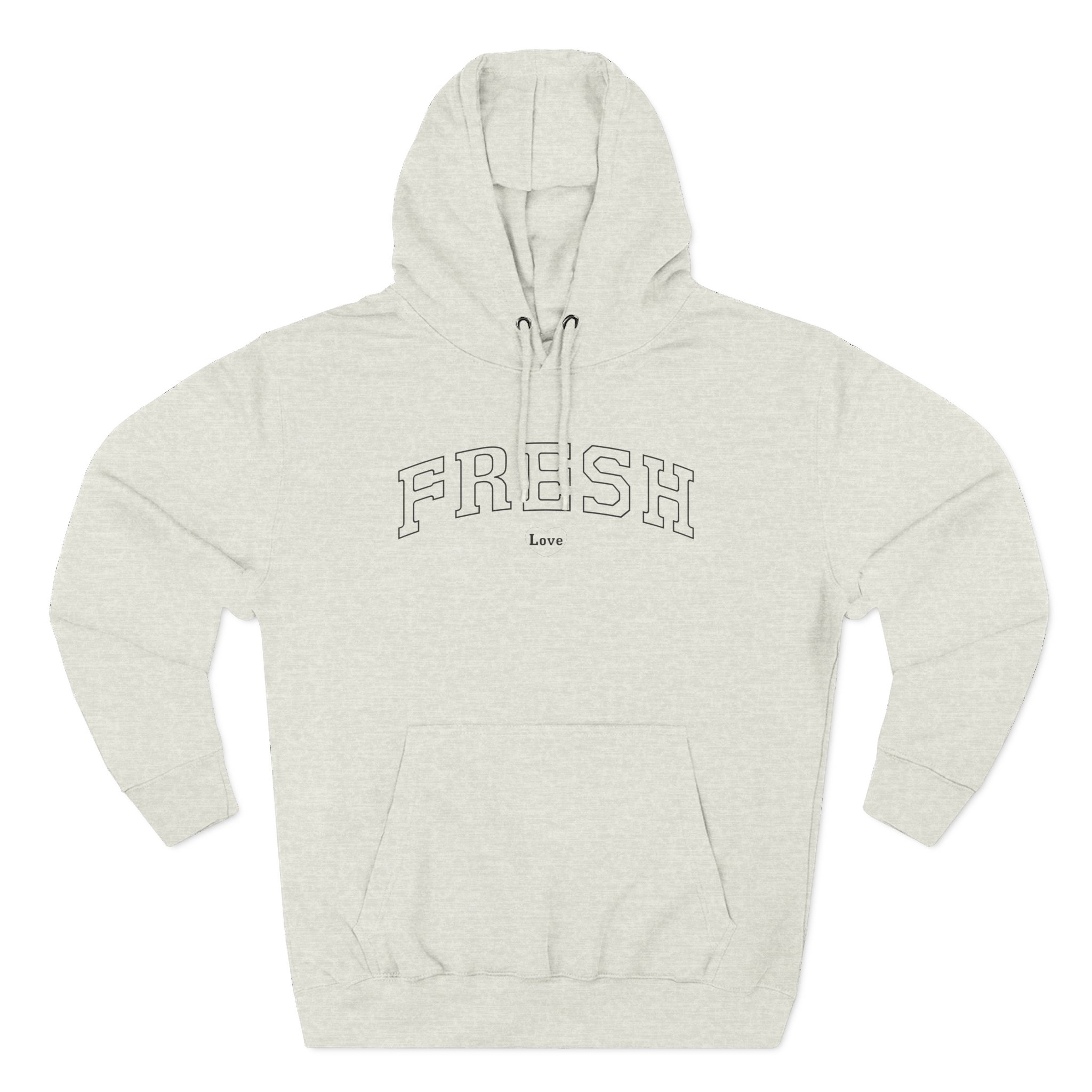 Fresh Love Varsity Three-Panel Fleece Hoodie