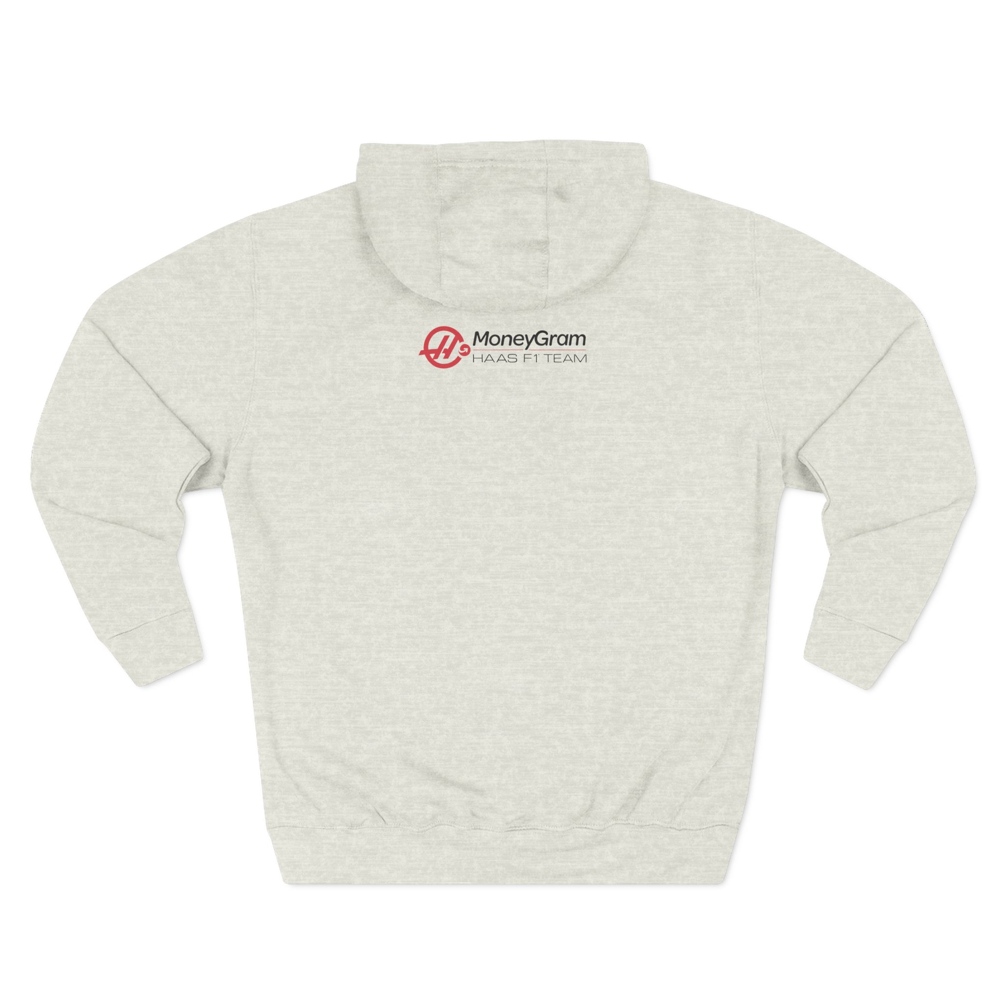 Haas F1 3d Roundel Three-Panel Fleece Hoodie