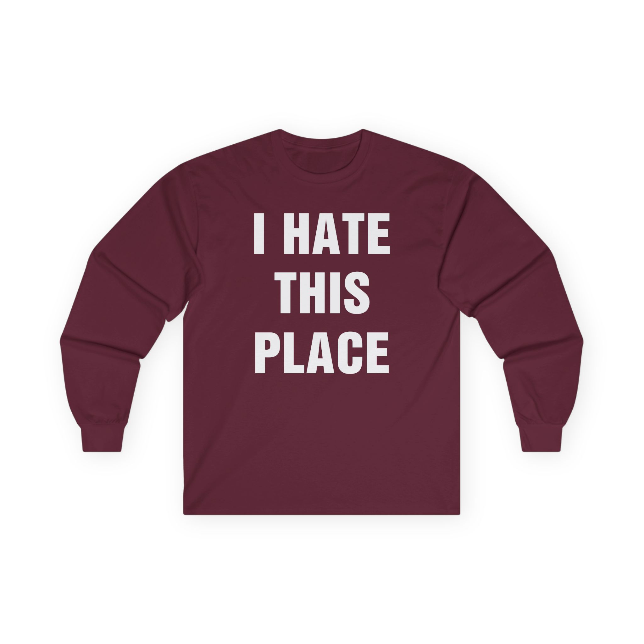 Hot Water Music I Hate This Place Unisex Ultra Cotton Long Sleeve Tee