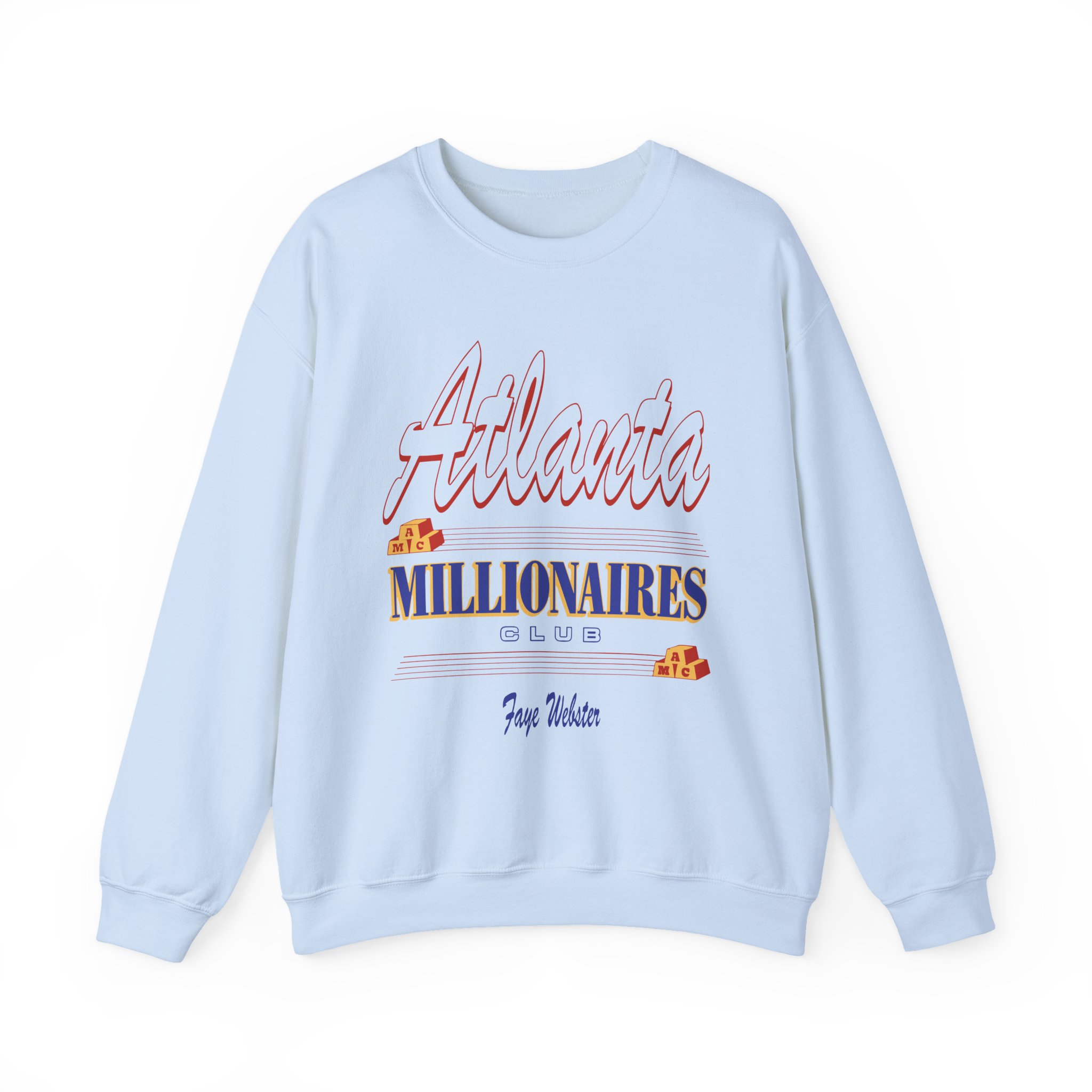 Faye Webster Atlanta Millionaires Club Unisex Heavy Blendâ„¢ Crewneck Sweatshirt
