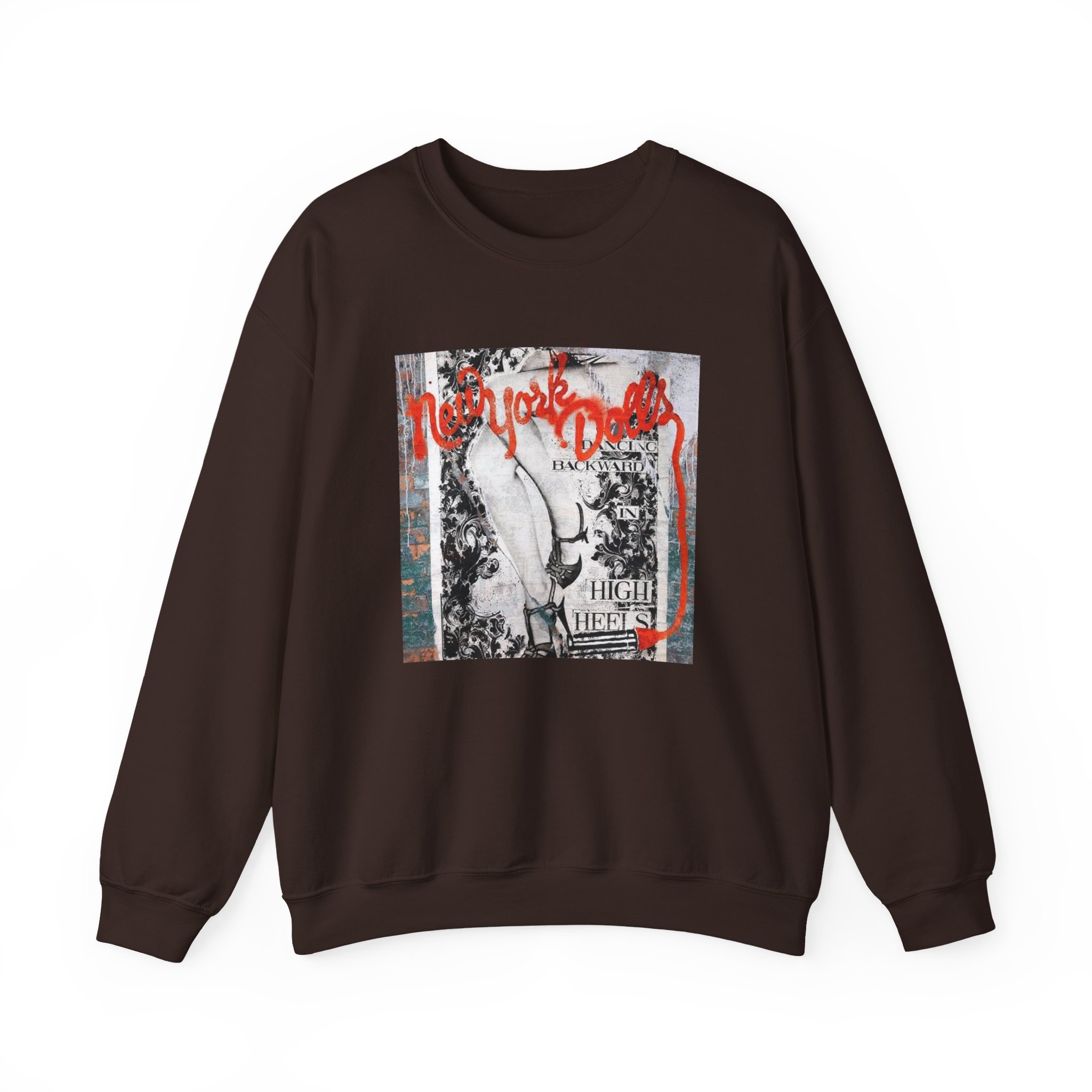 New York Dolls Dancing Backward Album Unisex Heavy Blendâ„¢ Crewneck Sweatshirt