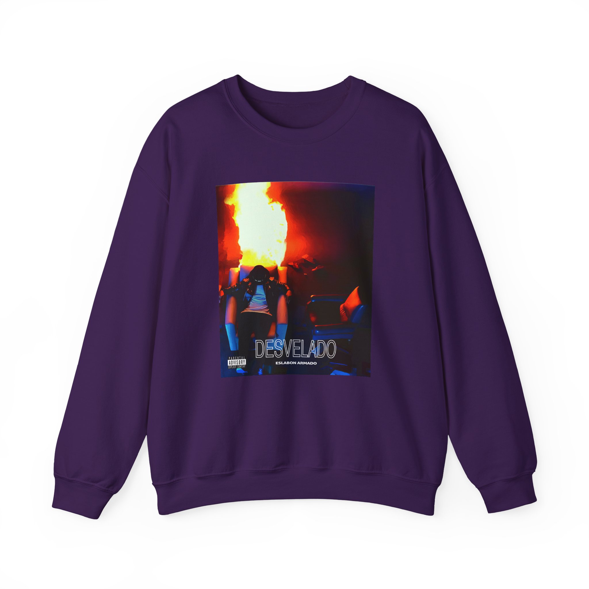 Eslabon Armado Desvelado Album Unisex Heavy Blendâ„¢ Crewneck Sweatshirt