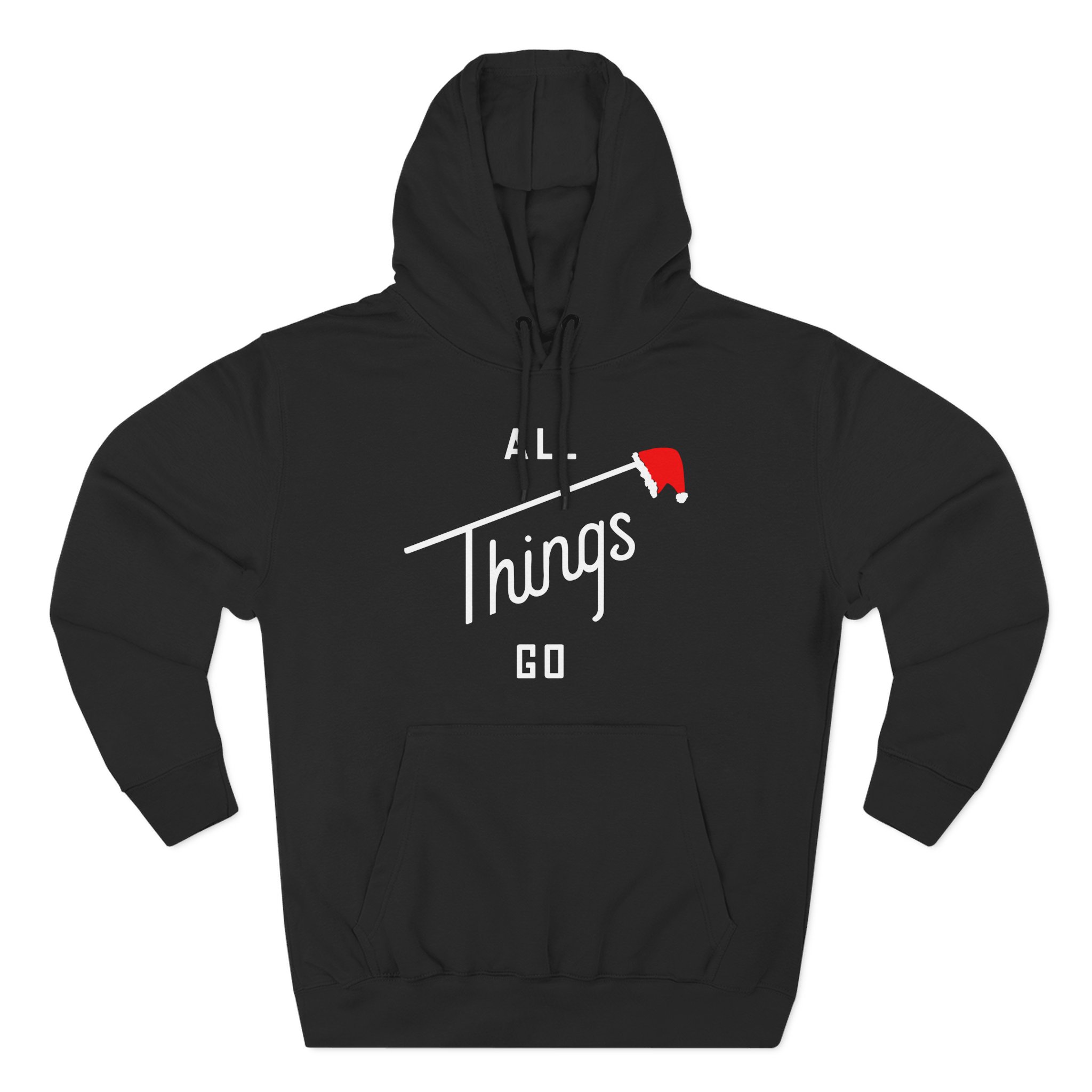 All Things Go Crismistmas Three-Panel Fleece Hoodie