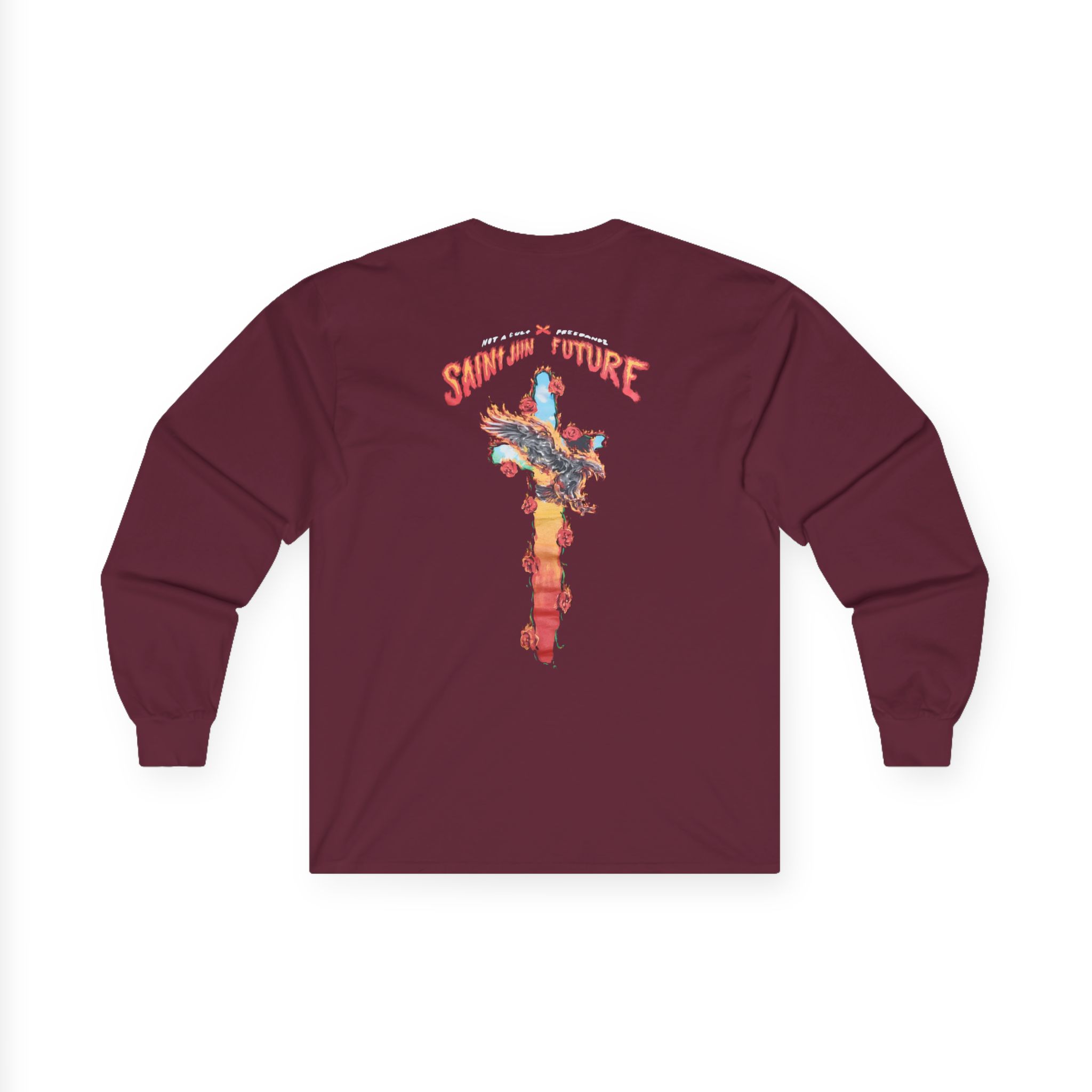 Saint Jhn Not a Cult X Freebandz Roses Unisex Ultra Cotton Long Sleeve Tee