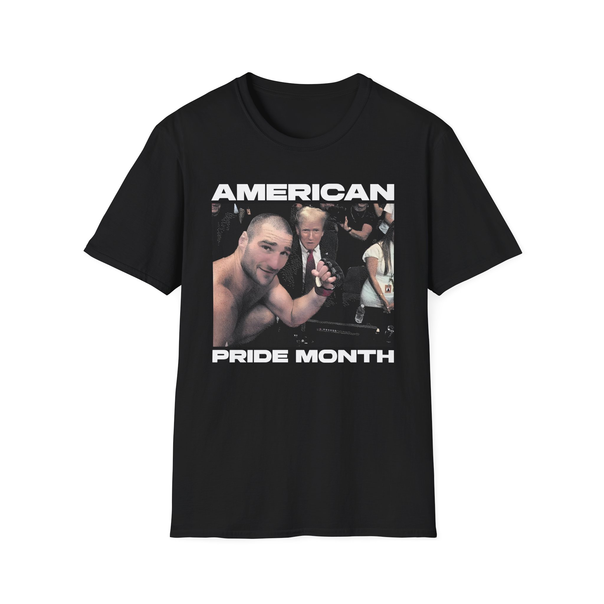 Sean Strickland American Pride Month Unisex Softstyle T-Shirt