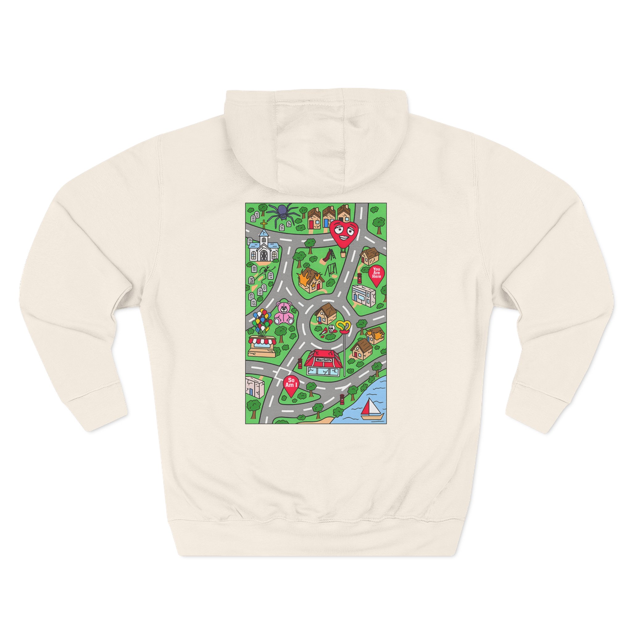 James Marriott Are We There Yet Three-Panel Fleece Hoodie