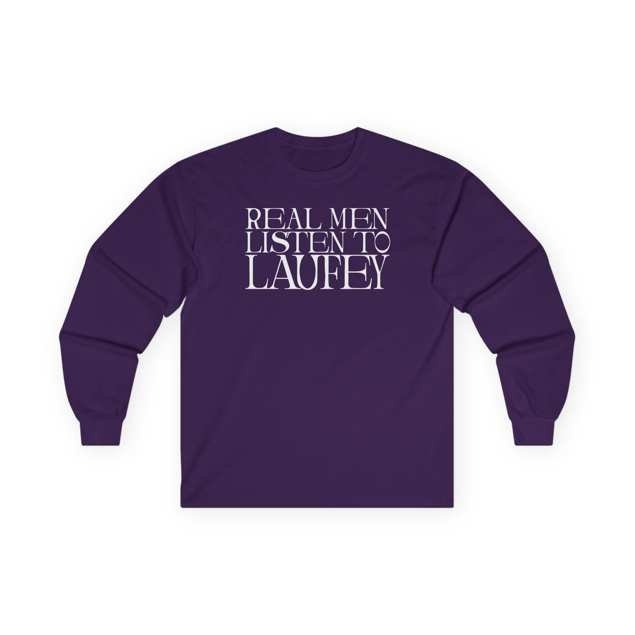 Real Men Listen to Laufey Unisex Ultra Cotton Long Sleeve Tee
