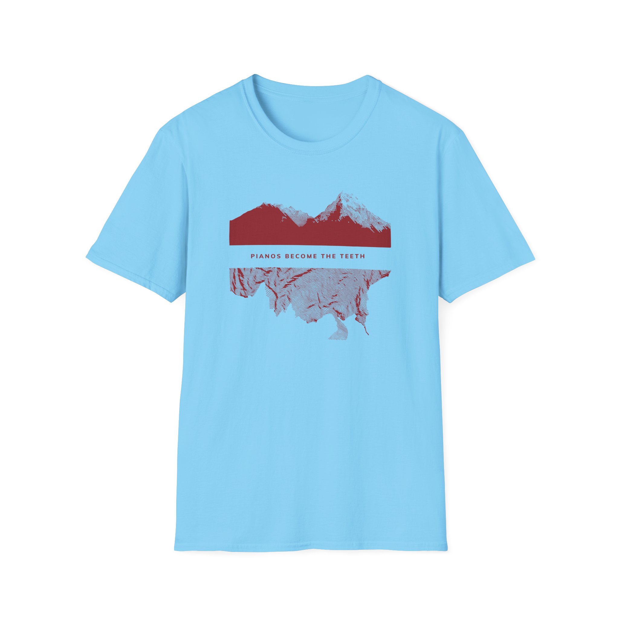 Pianos Become the Teeth Mountains Unisex Softstyle T-Shirt