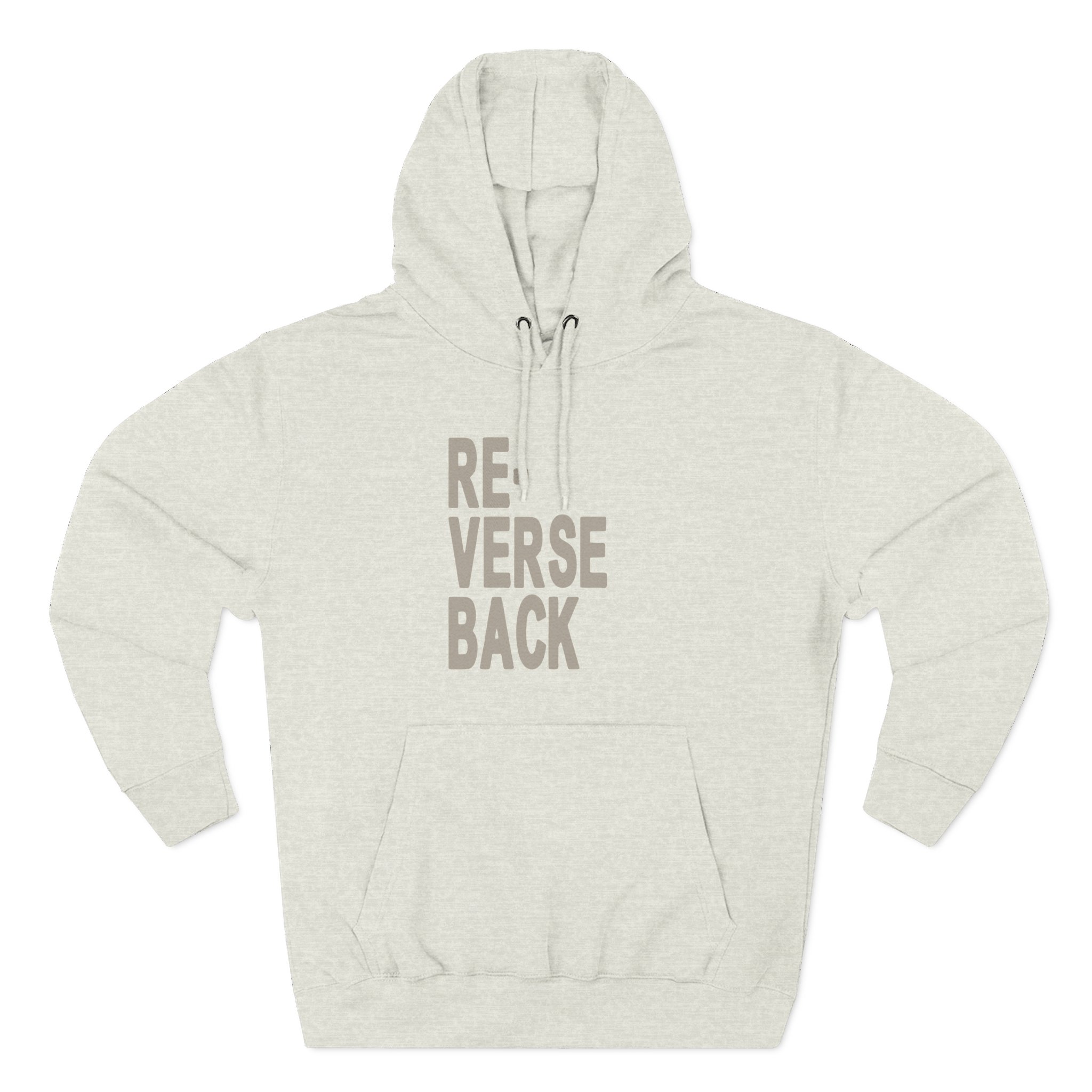 Armchair Expert Reverse Back Three-Panel Fleece Hoodie