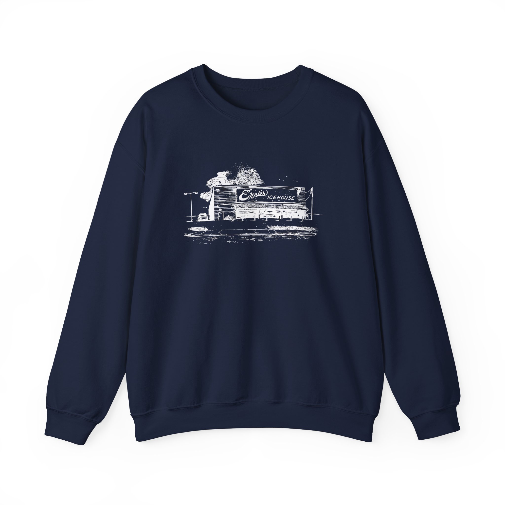 Clint Black Ernie's Ice House Unisex Heavy Blendâ„¢ Crewneck Sweatshirt