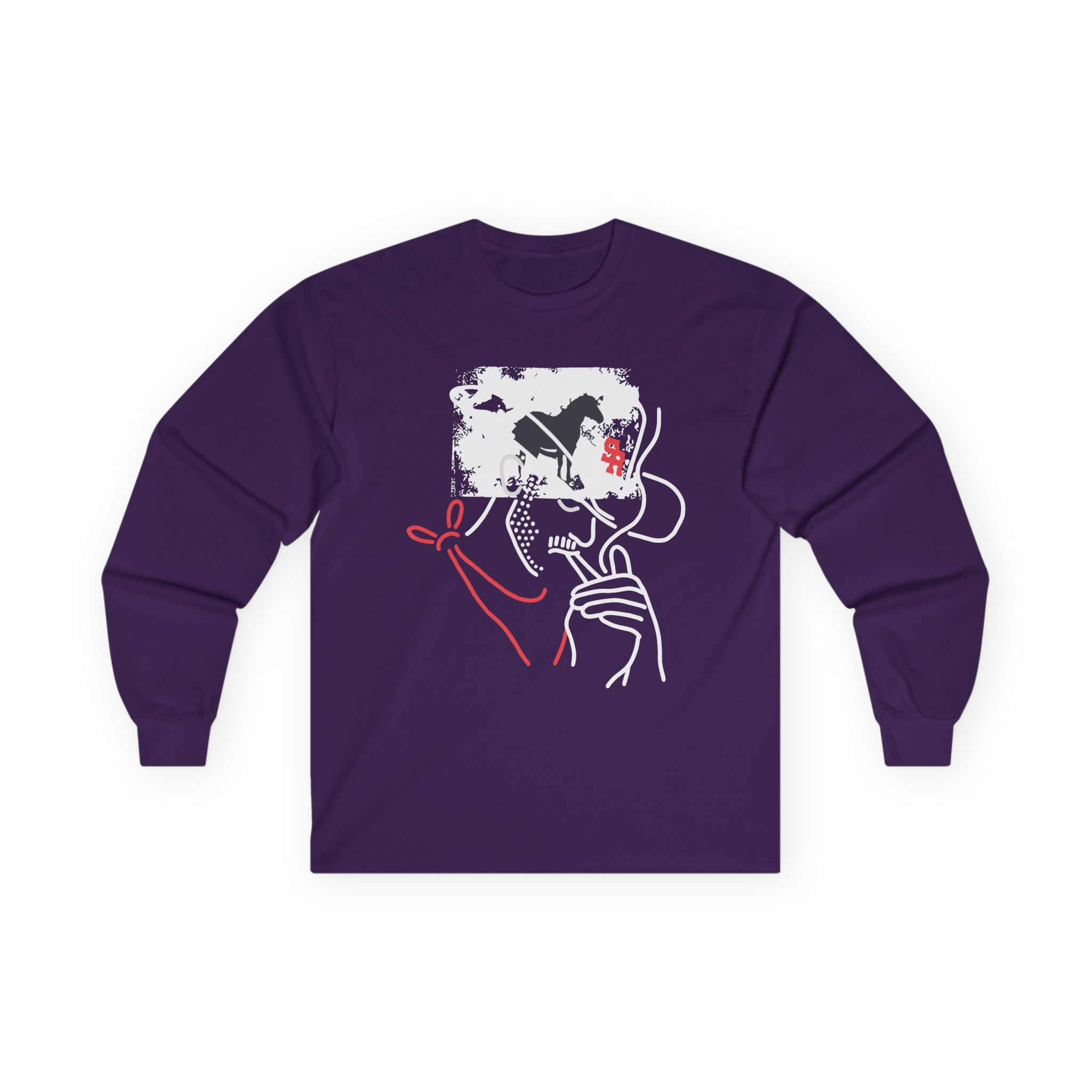 Mike Stud Smoking Cowboy Unisex Ultra Cotton Long Sleeve Tee