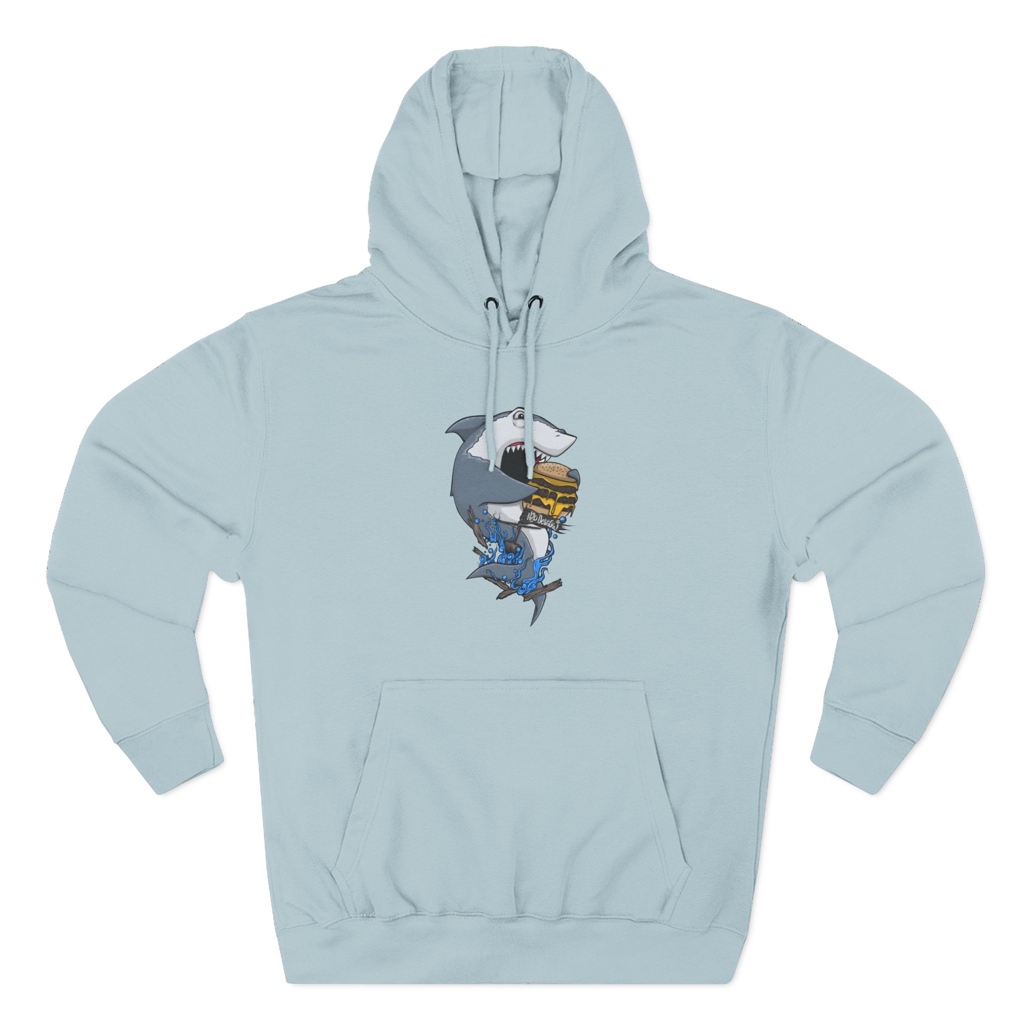 H2odelirious Hungry Shark Three-Panel Fleece Hoodie