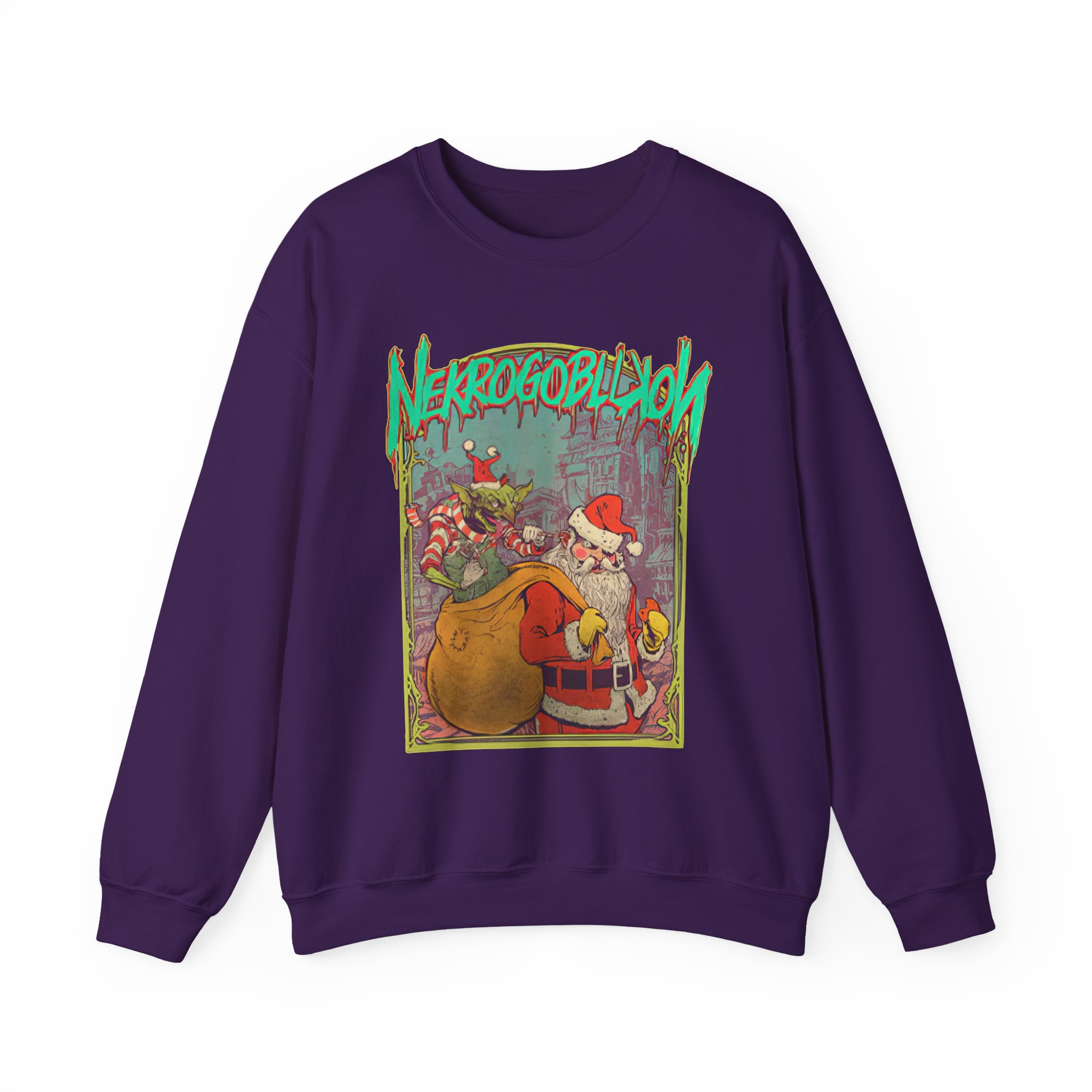 Nekrogoblikon 2023 Xmas Unisex Heavy Blendâ„¢ Crewneck Sweatshirt