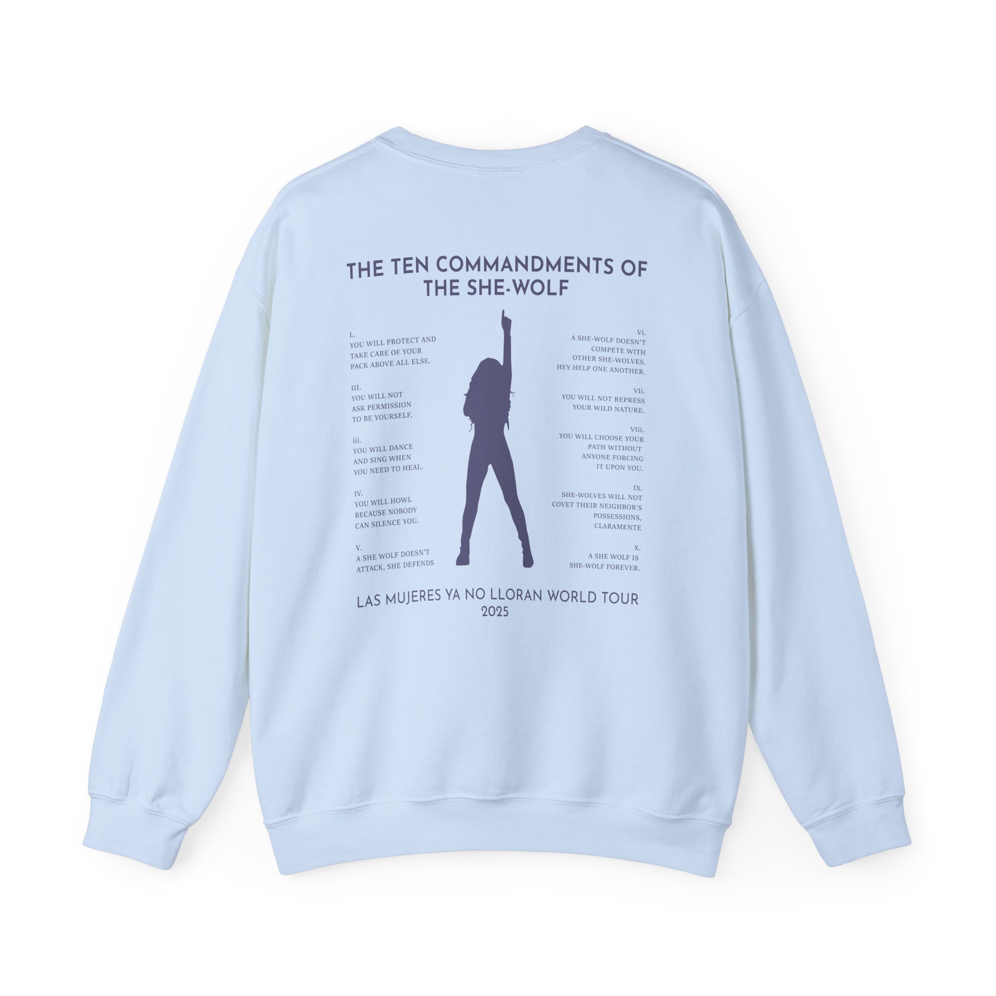 Shakira Commandments Unisex Heavy Blendâ„¢ Crewneck Sweatshirt