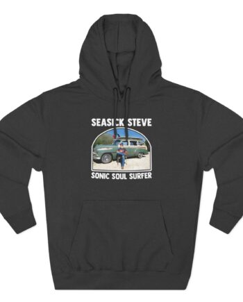 Seasick Steve Sonic Soul Surfer Three-Panel Fleece Hoodie