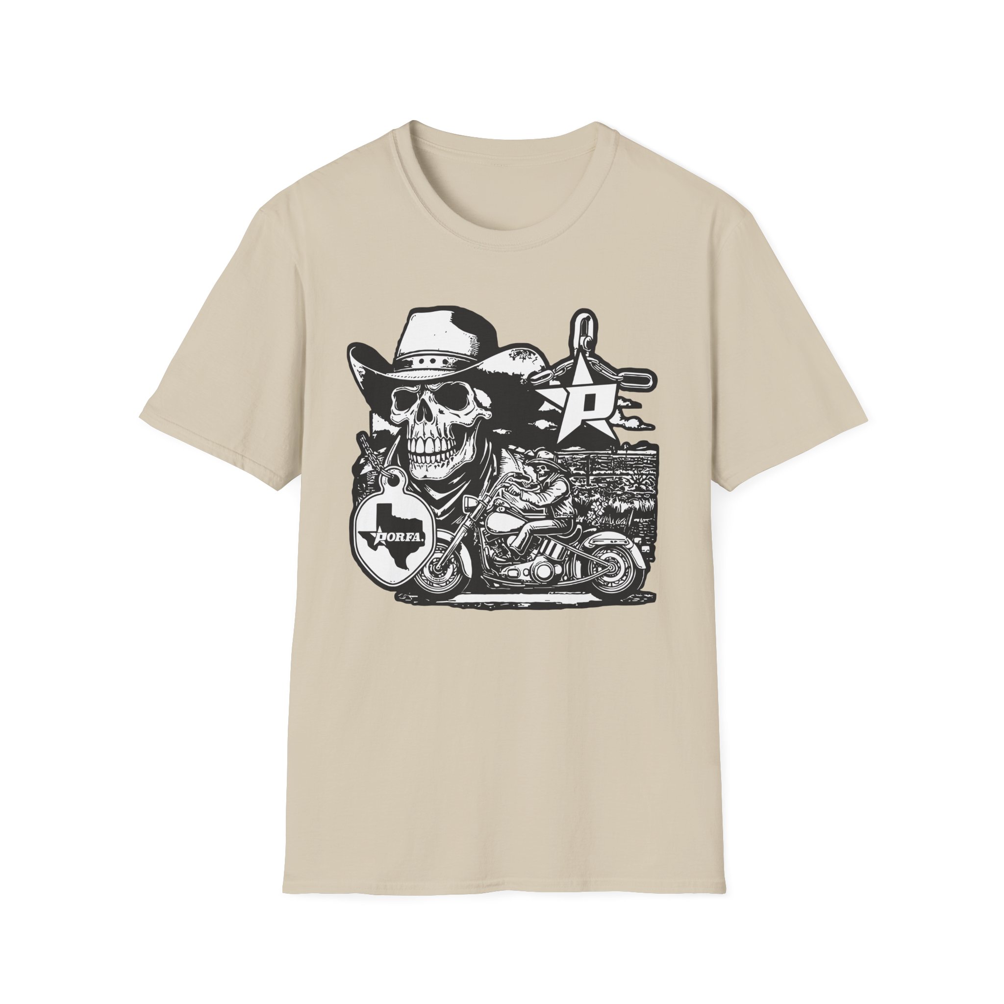 Porfa Texas Ride Unisex Softstyle T-Shirt